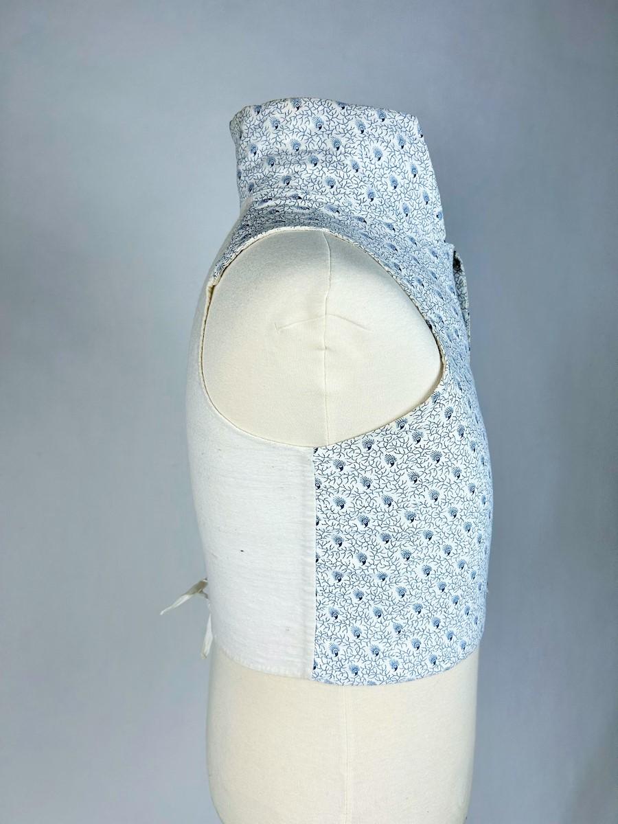 Manteau d'été en coton imprimé - France, période napoléonienne en vente 2
