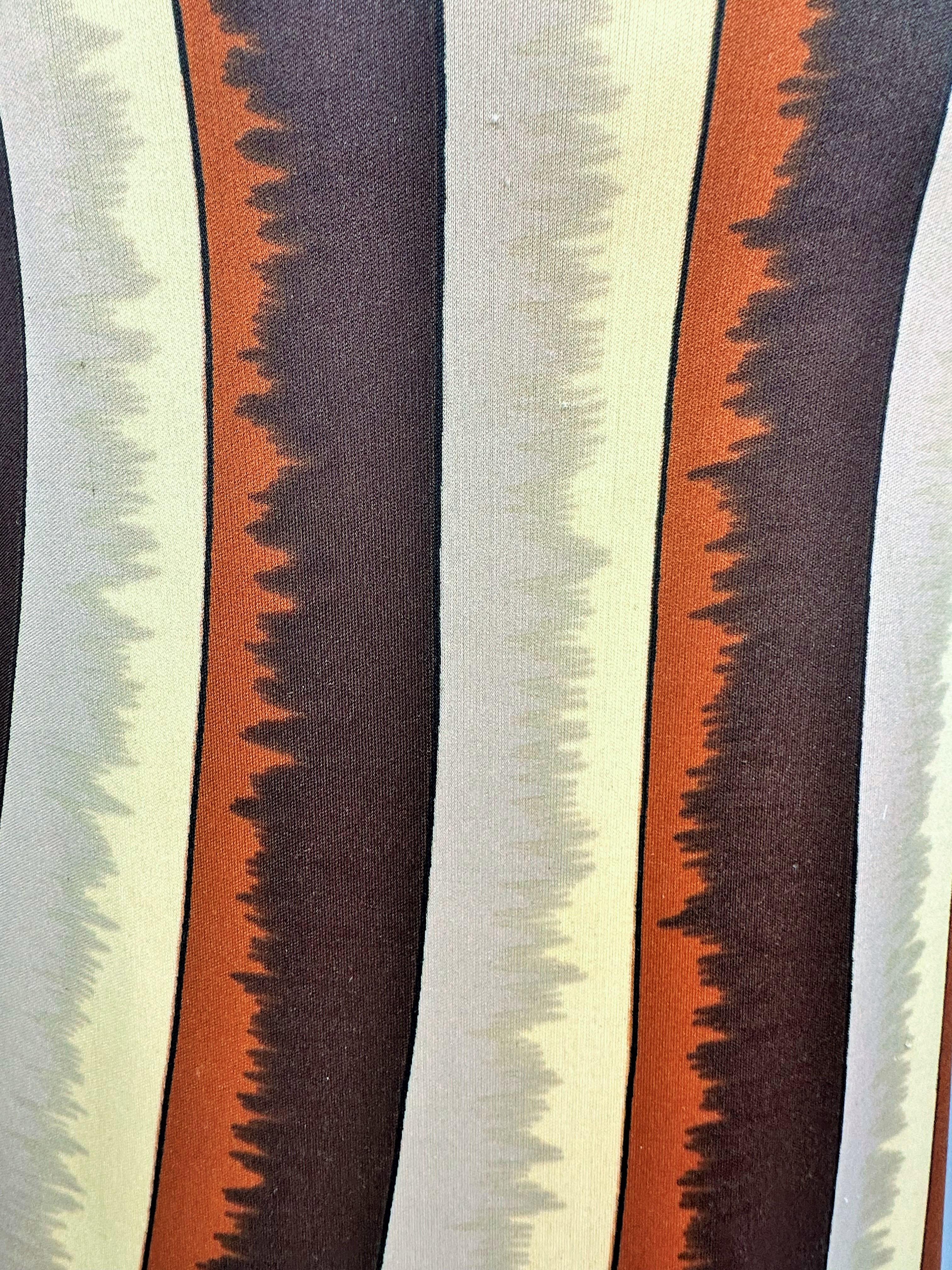 Robe en jersey imprimé de Roberta Di Camerino - Italie Circa 1975 en vente 8