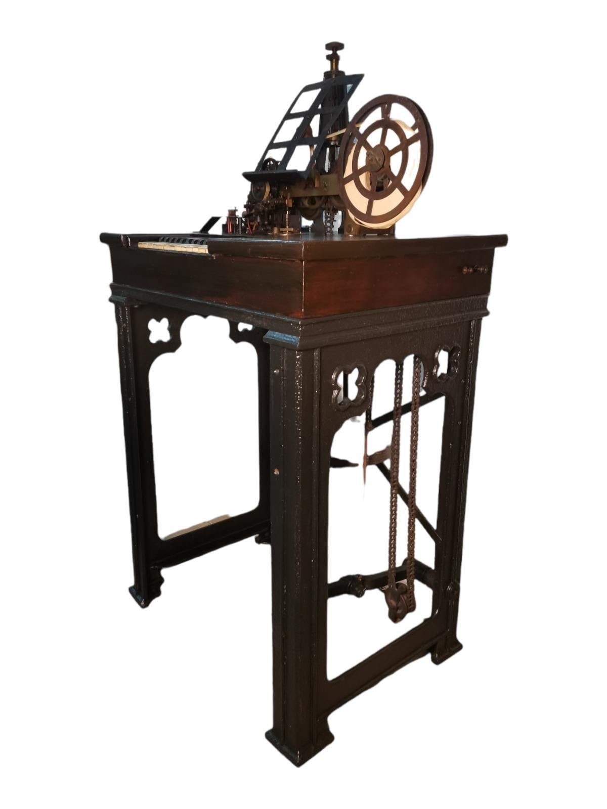 Wood Hughes  Telegraph Set Built by Siemens & Halske 19th Century For Sale