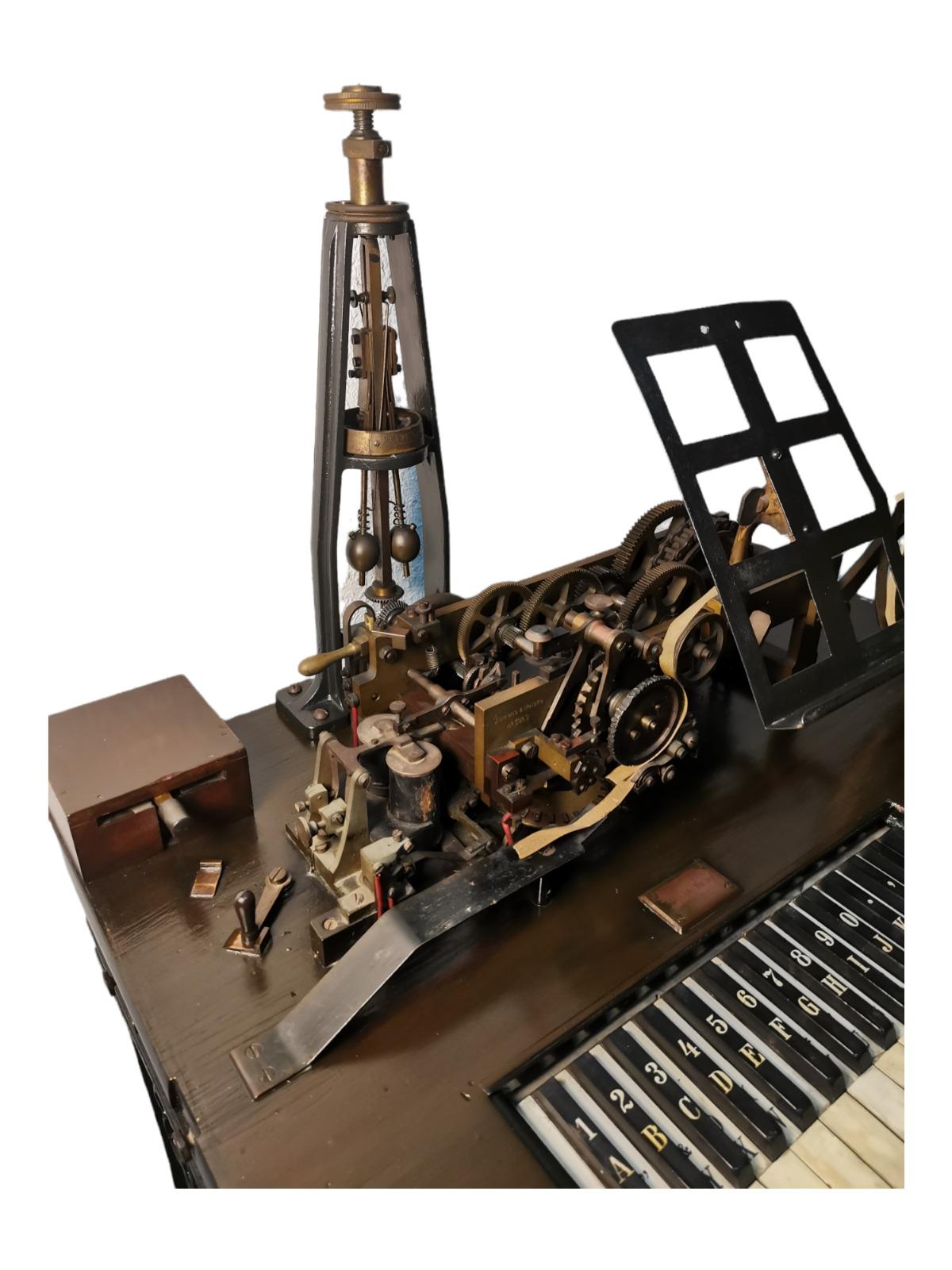 Baroque Hughes  Telegraph Set Built by Siemens & Halske 19th Century For Sale