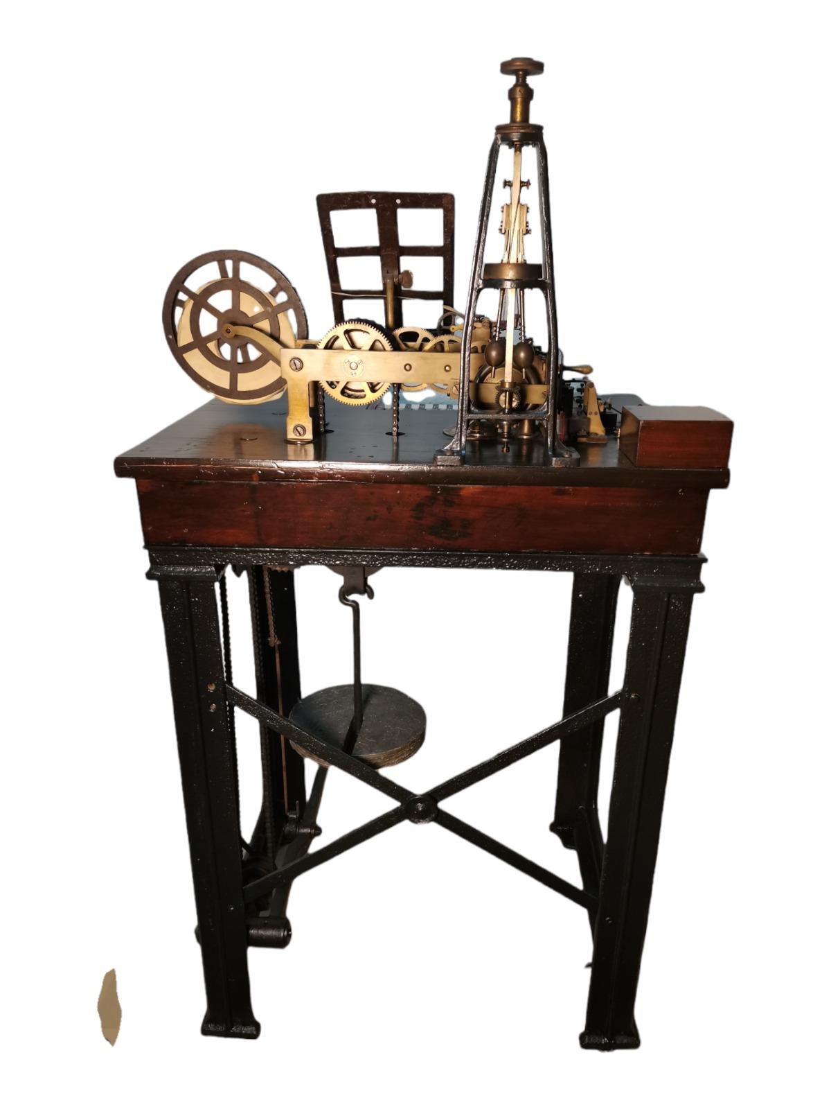 German Hughes  Telegraph Set Built by Siemens & Halske 19th Century For Sale