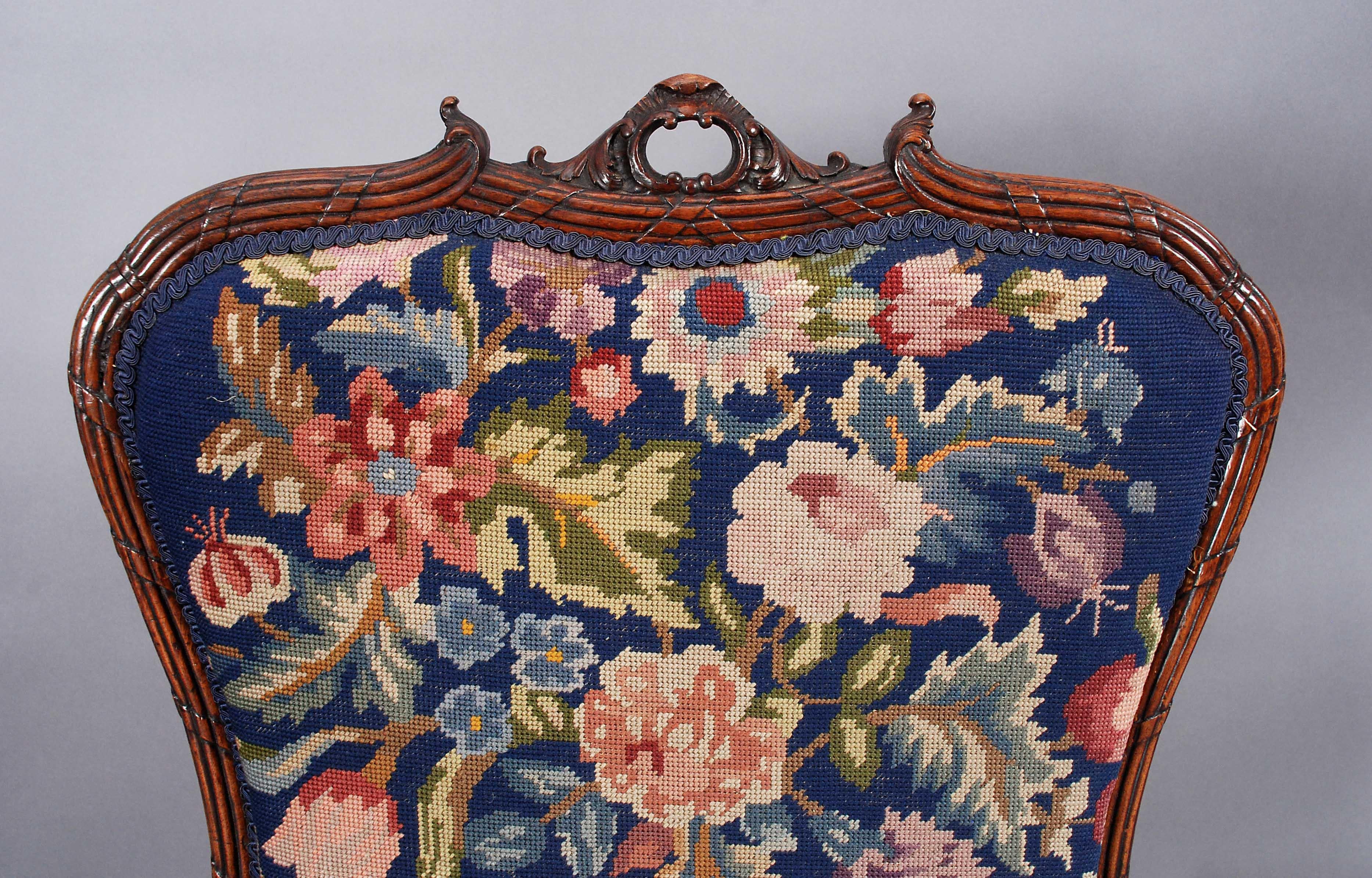 George II Chaise d'appoint abondamment sculptée d'après un designs de Mayhew & Ince en vente
