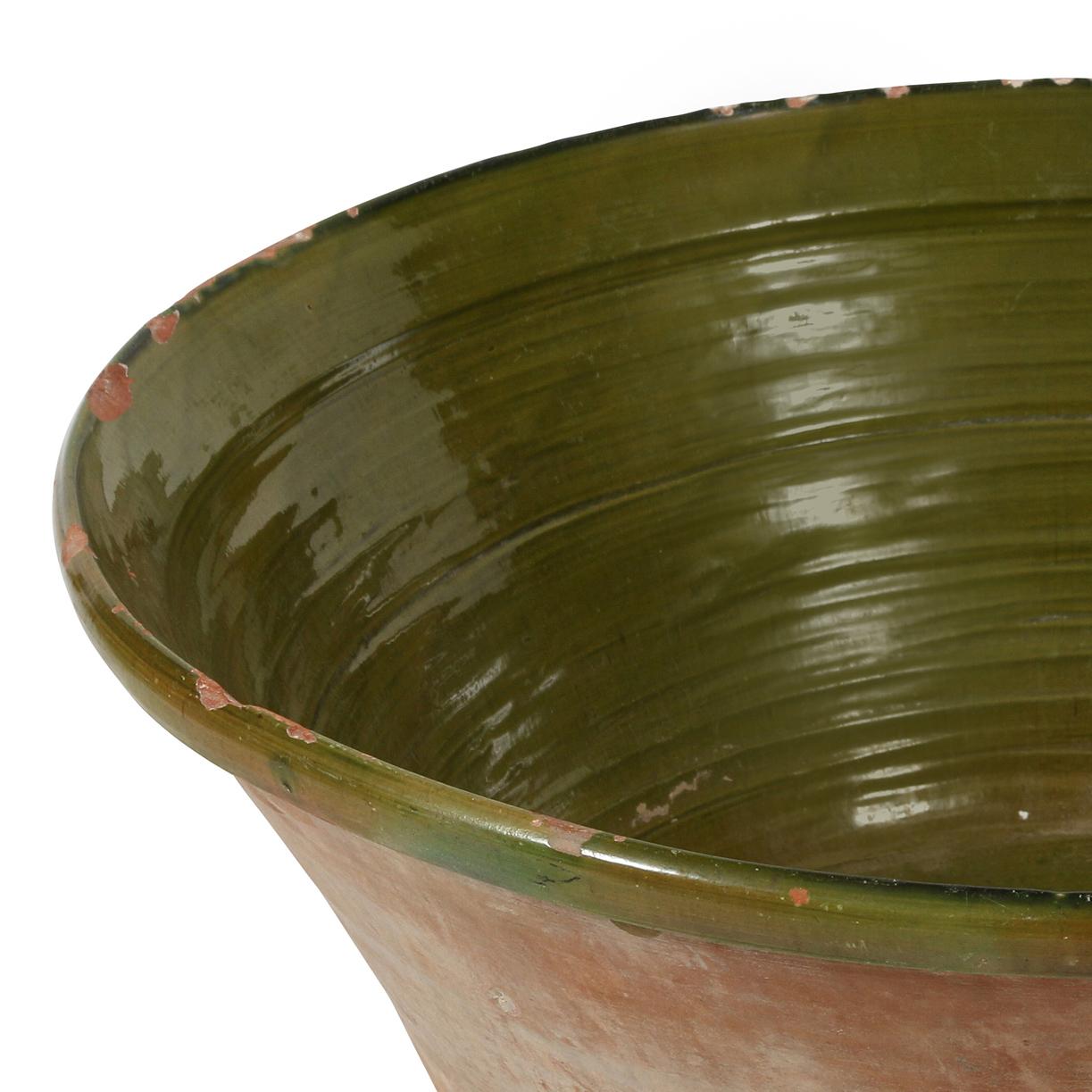 French A Provencal Glazed Terracotta Bowl For Sale