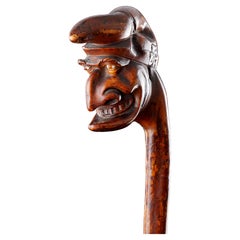 A 'punchy' Mr Punch Walking Staff / Swagger Stick
