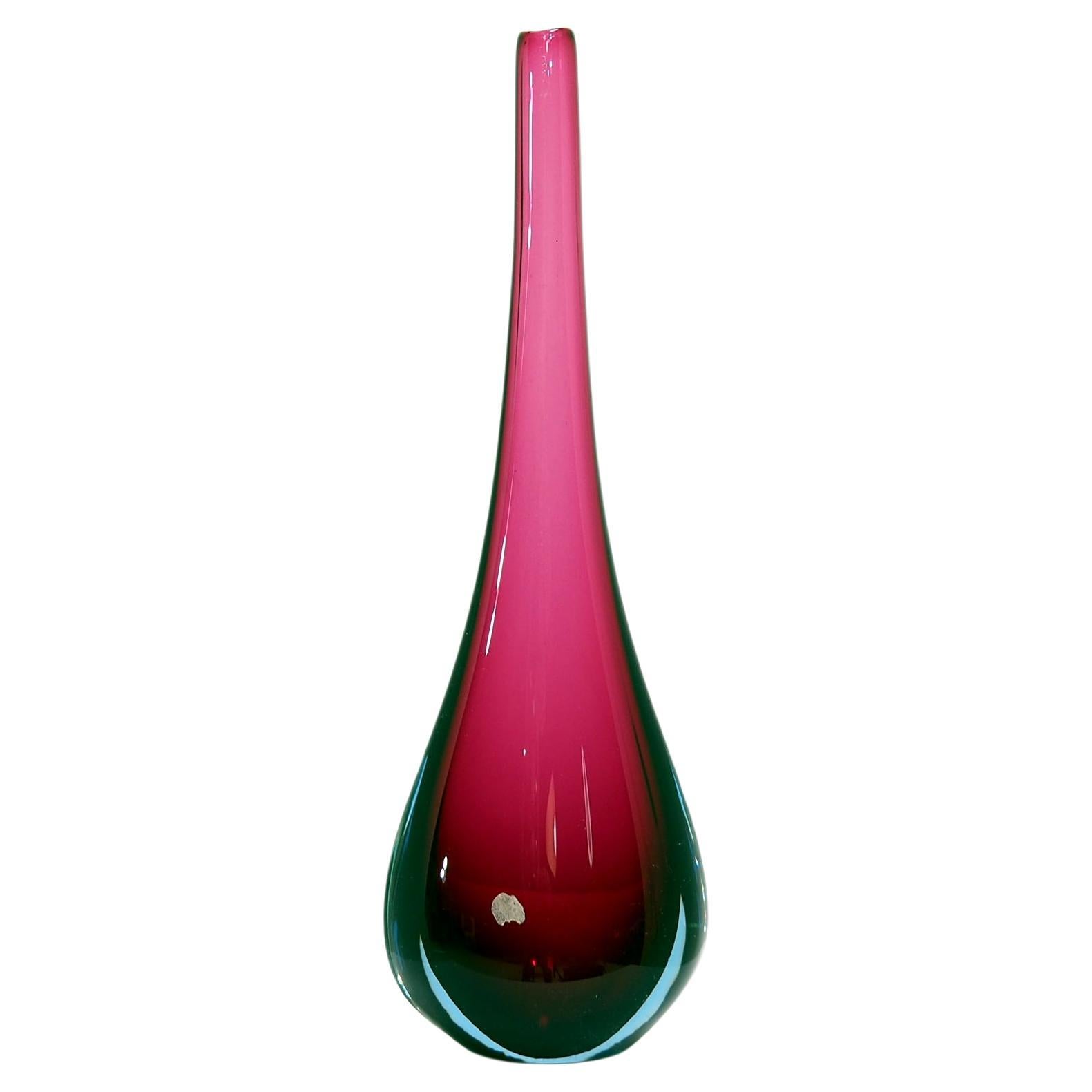 A purple and blue Murano ‘Sommerso’ vase, 1960s