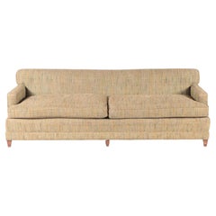 Retro Quality Mid-Century Henredon Two Cushions Upholstered Sofa, Mid 20th C.