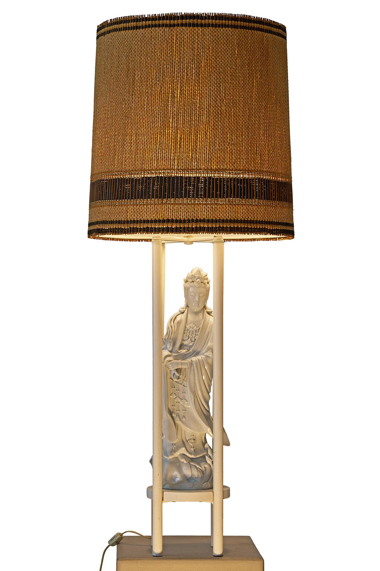 Mid-Century Modern A Quan Yin Armature Lamp by William Haines