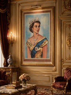 A Queen is Crowned 1953 French Film Poster