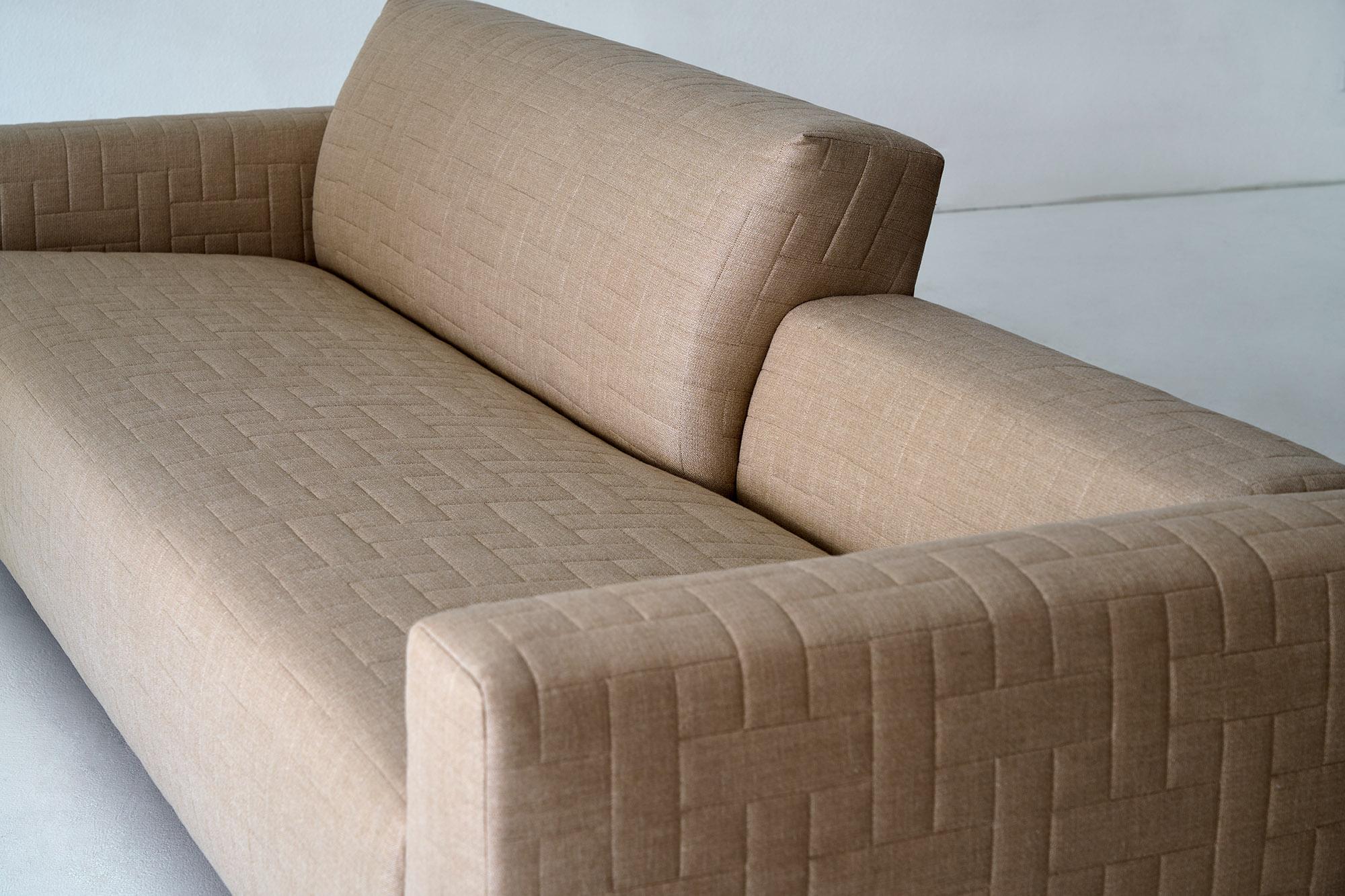 Mid-20th Century A Quilted Chaise/Sofa designed by William Haines