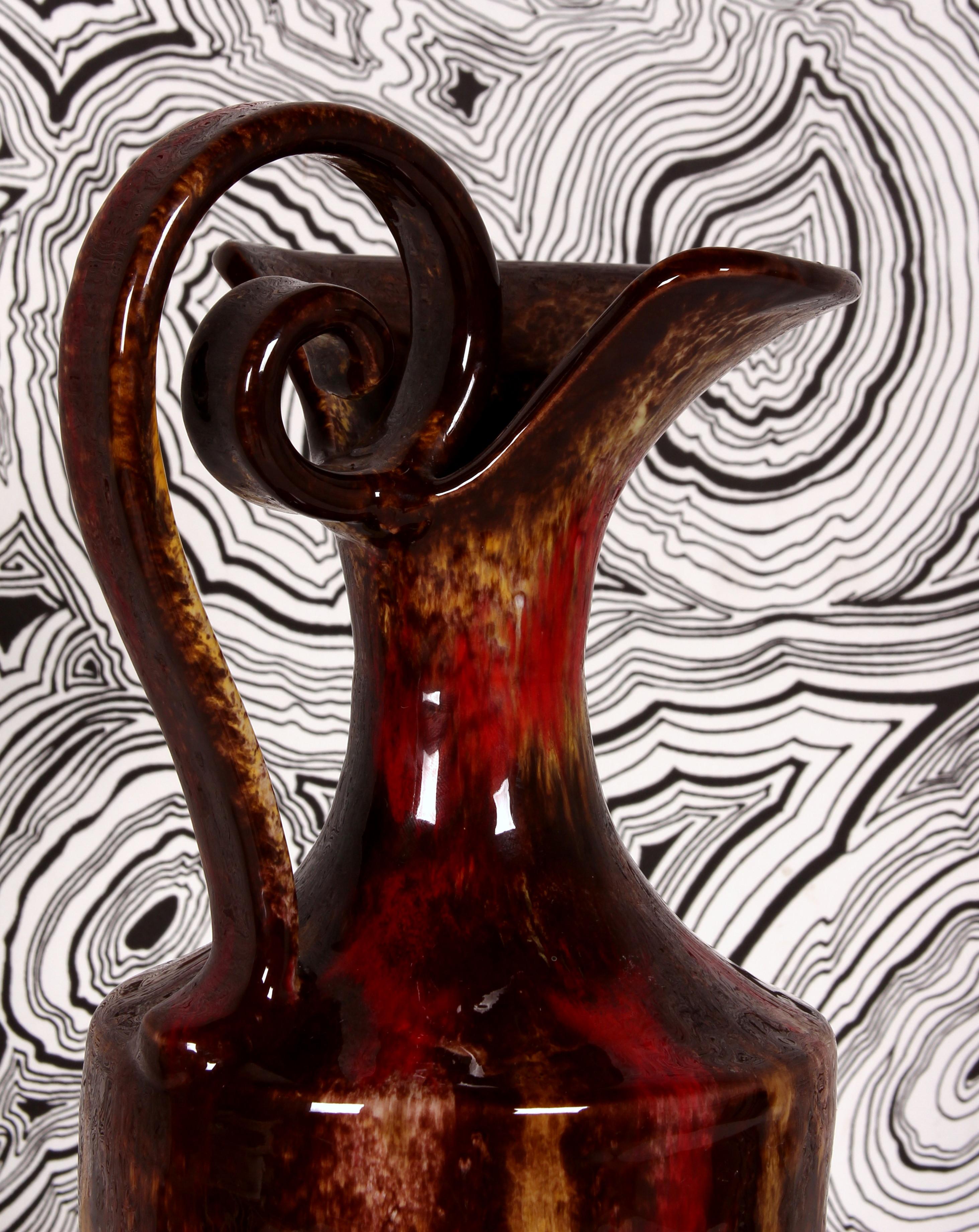 Un vase d'art unique Italie des années 1970 (peut être composé de verre ! ) en vente 1