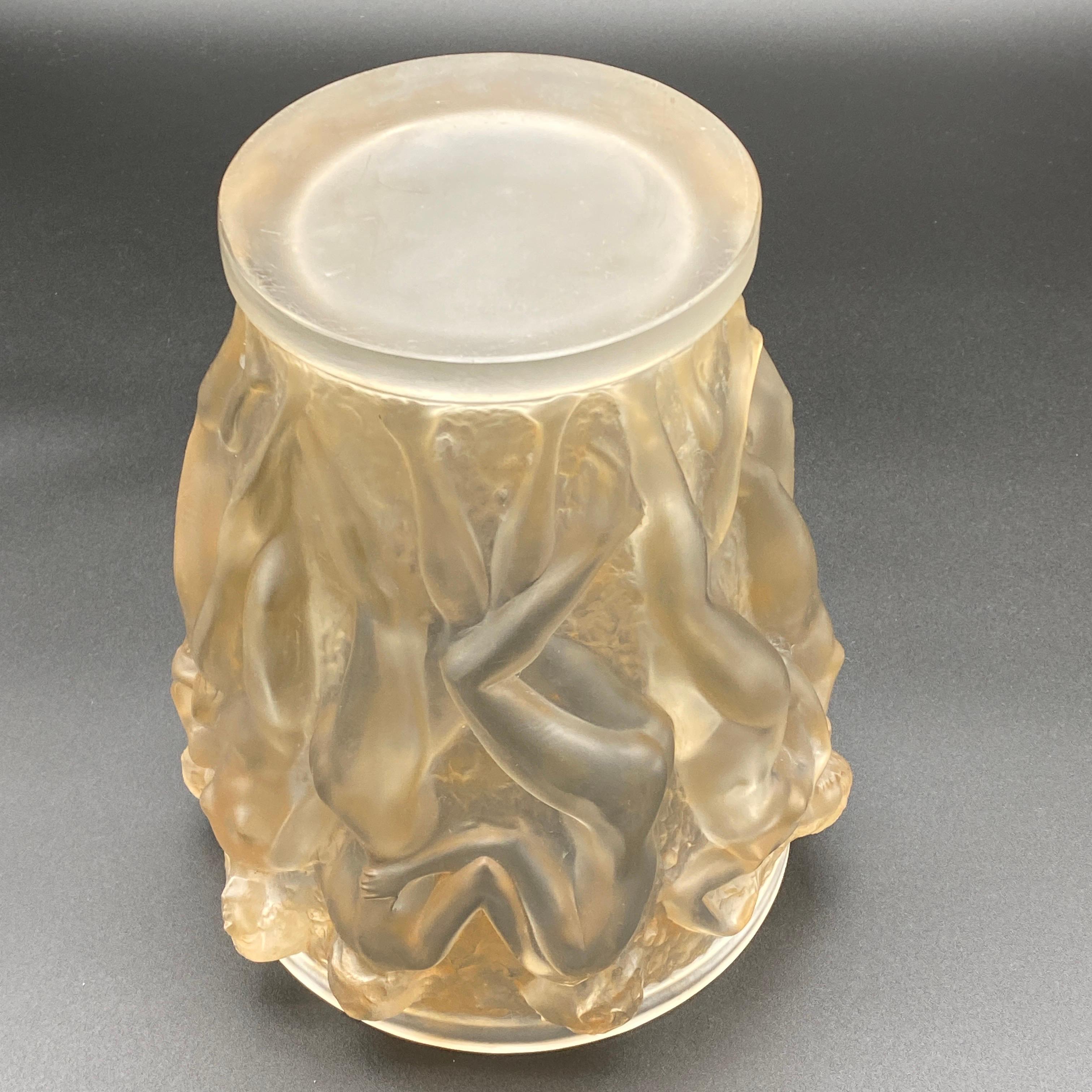 R. Lalique Bacchantes-Vase im Angebot 3