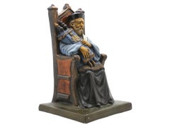 A Rabbi With Torah Sculpture, Mid 20th Century