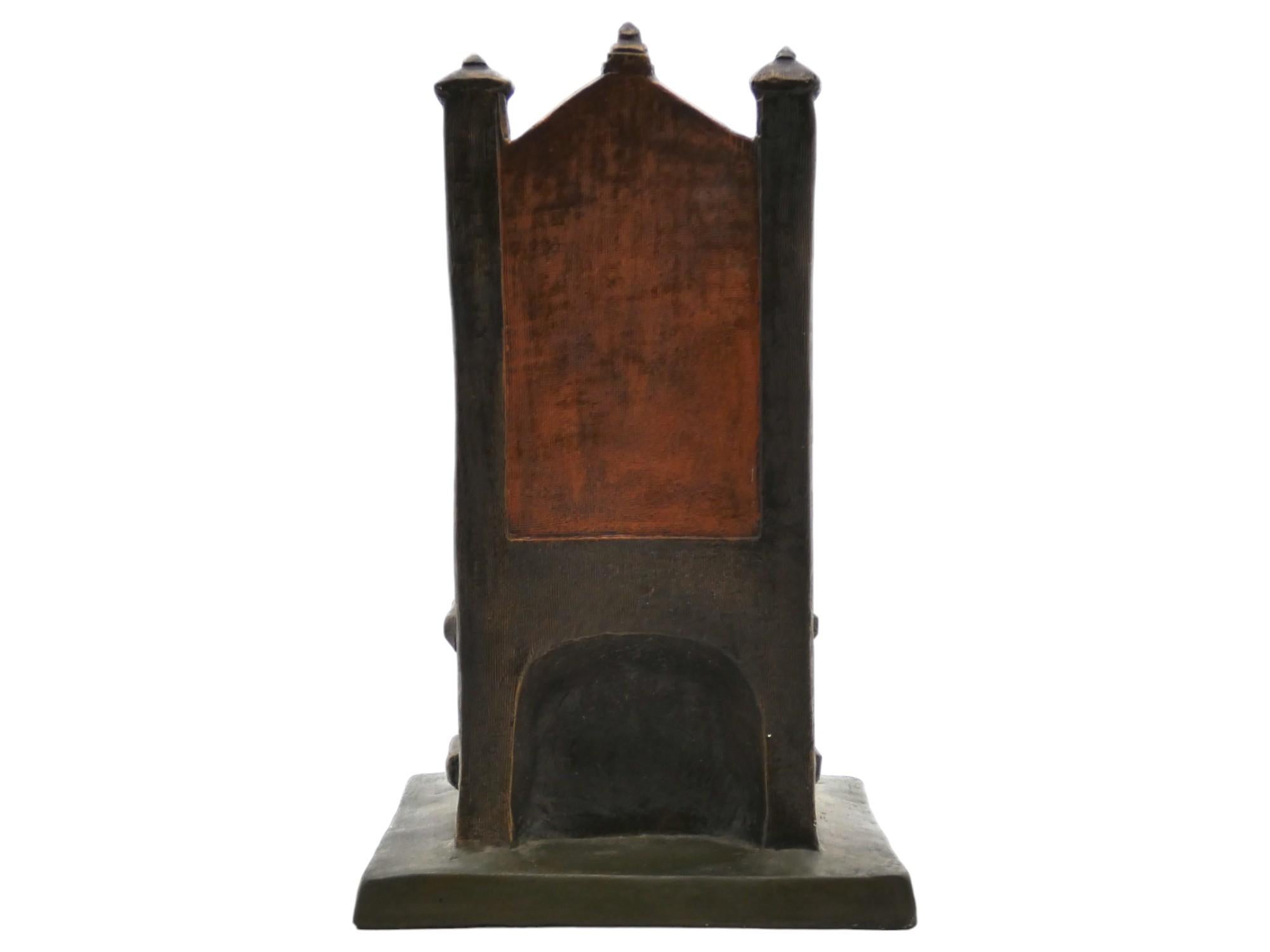 Mid-20th Century A Rabbi With Torah Sculpture, Mid 20th Century