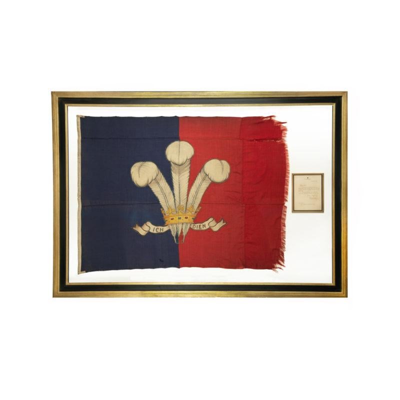 A racing flag from the Royal Sailing Yacht Britannia, circa 1936 In Good Condition For Sale In Lymington, Hampshire