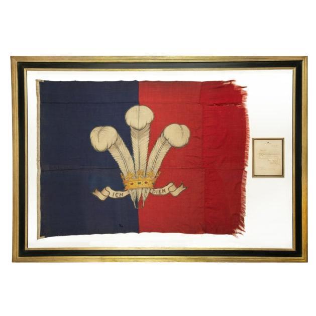 Eine Rennflagge der Royal Sailing Yacht Britannia, um 1936