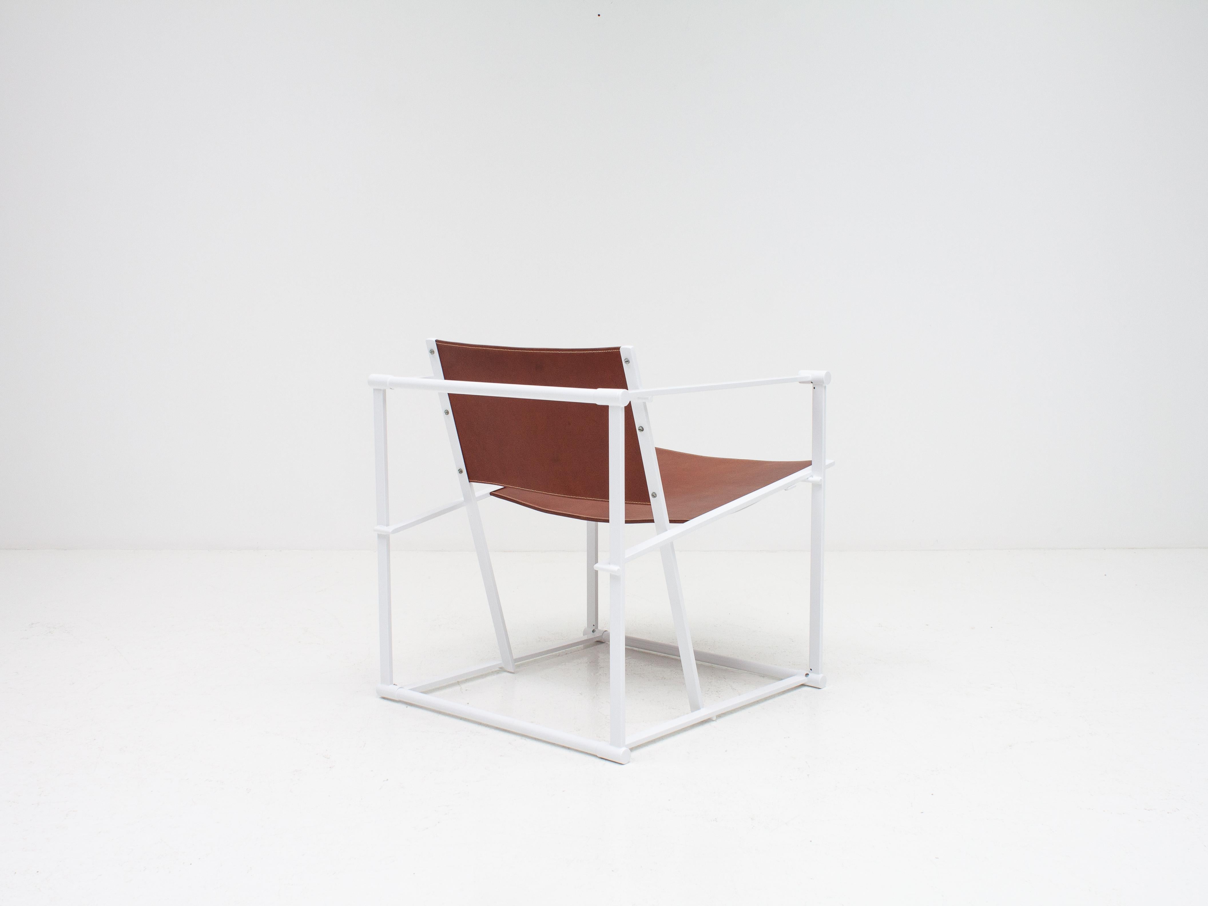 Radboud Van Beekum FM62 Steel & Leather Chair for Pastoe, 1980s 5