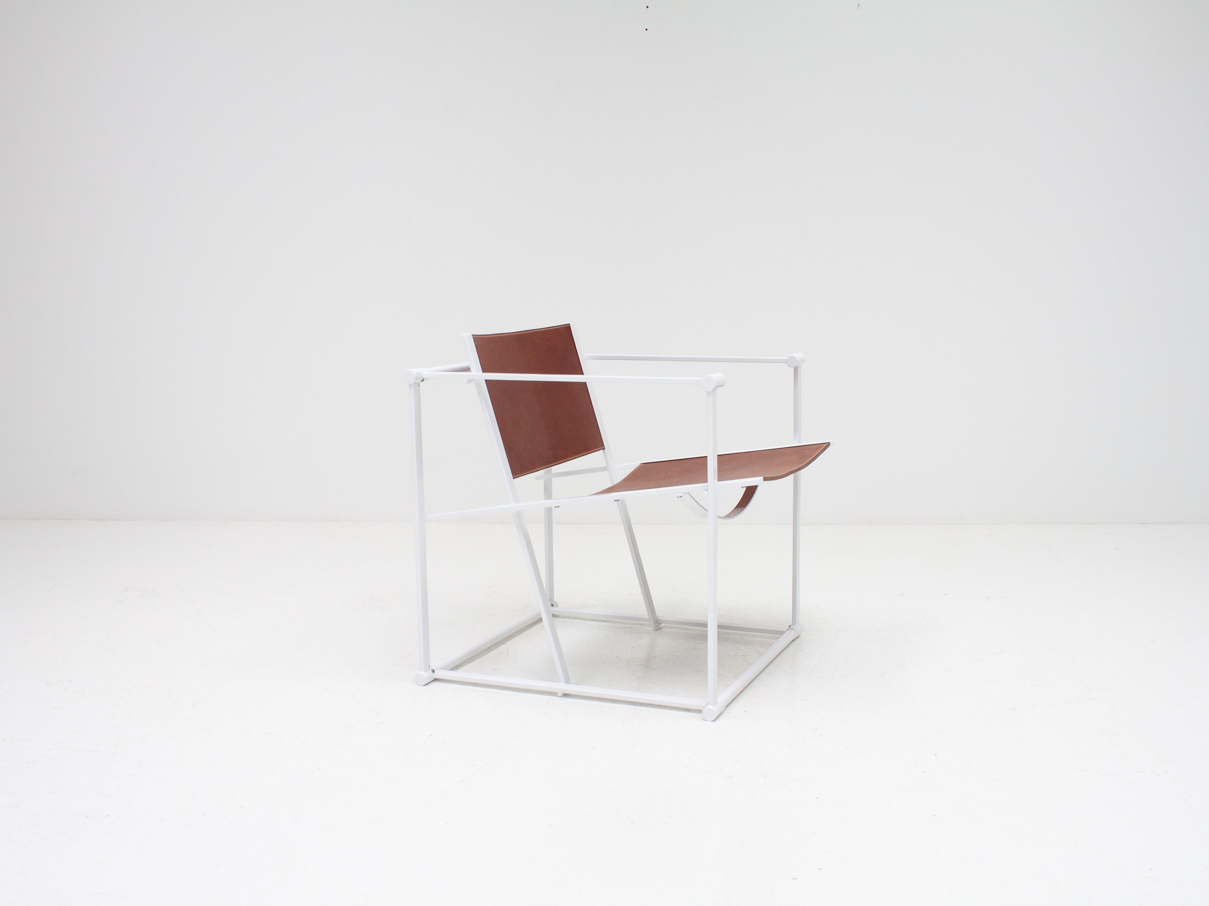 Radboud Van Beekum FM62 Steel & Leather Chair for Pastoe, 1980s 1