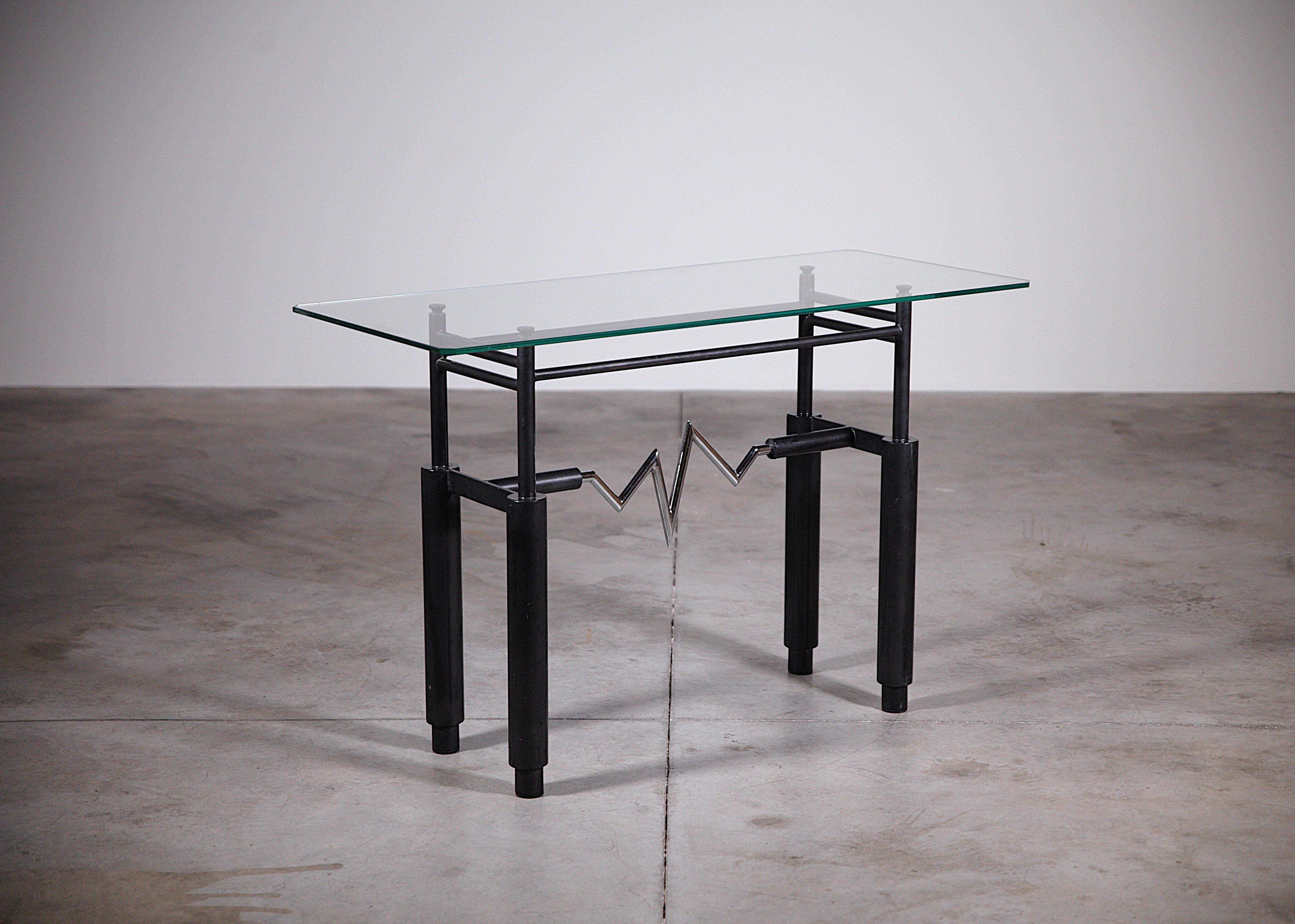 A Radical Console by Leopold Gest France 1980s For Sale 4