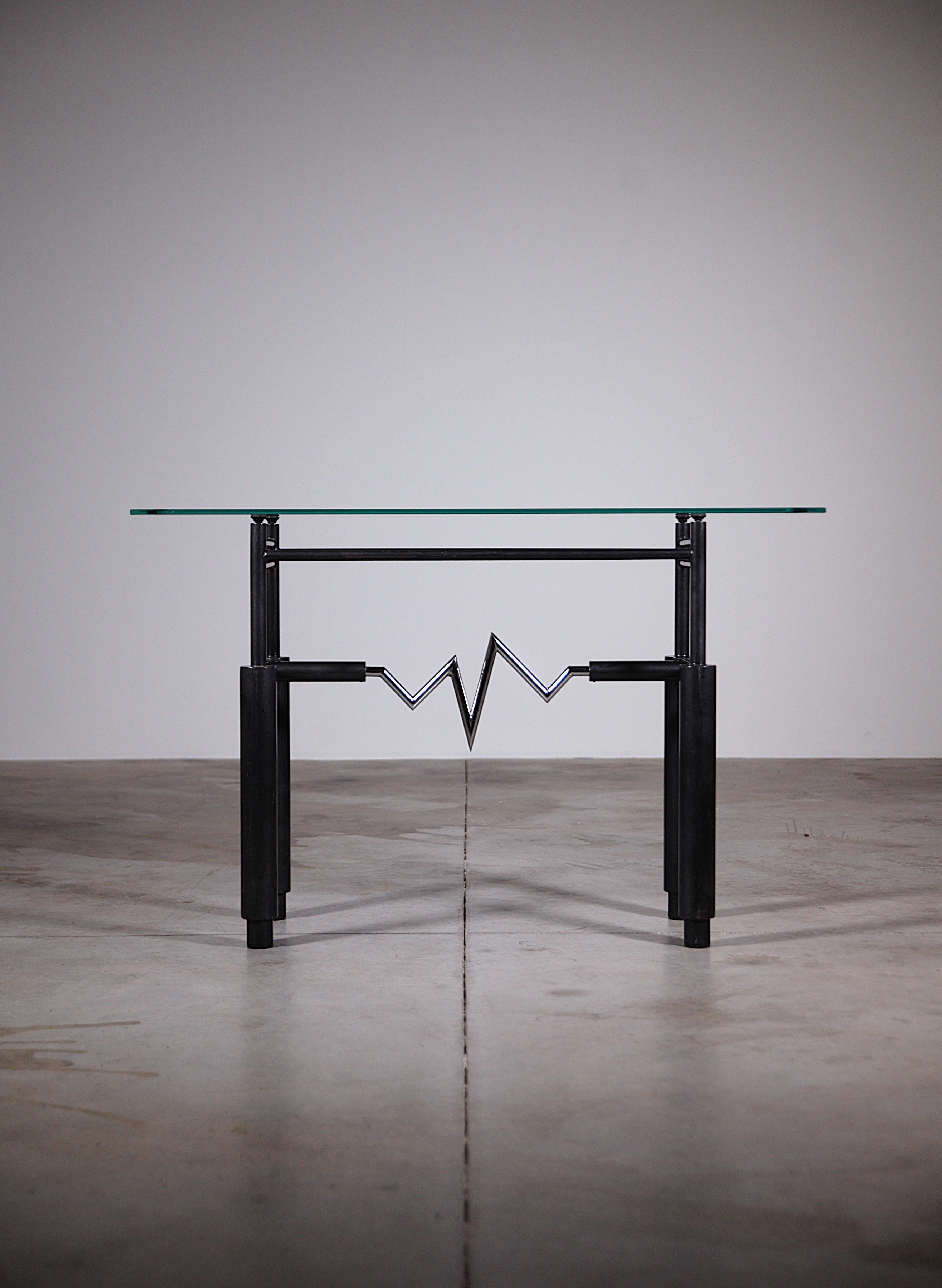 A Radical Console by Leopold Gest France 1980s For Sale 1