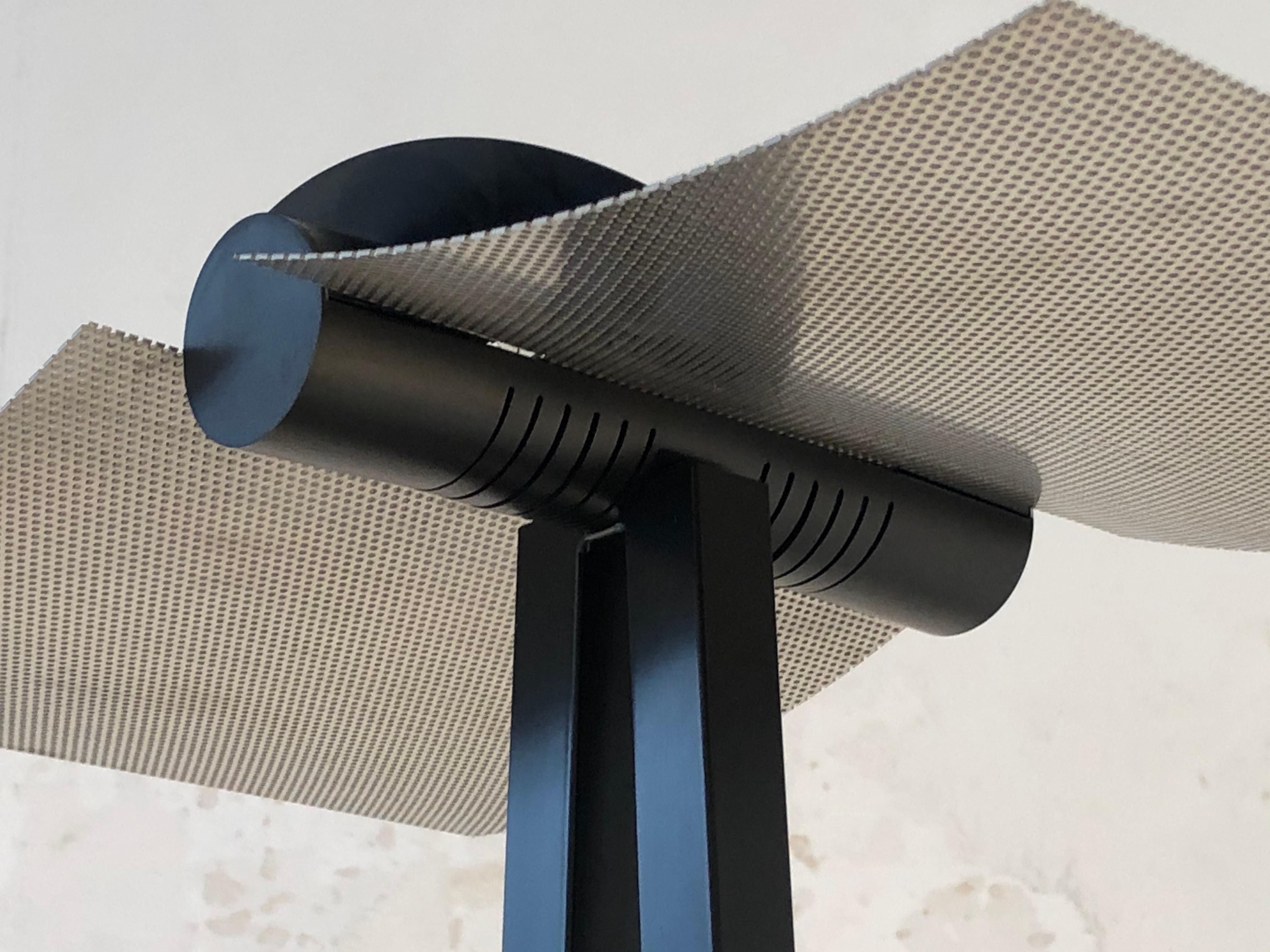 Lampadaire RADICAL Minimal POST-MODERN de VERRE LUMIERE, France 1980 en vente 4