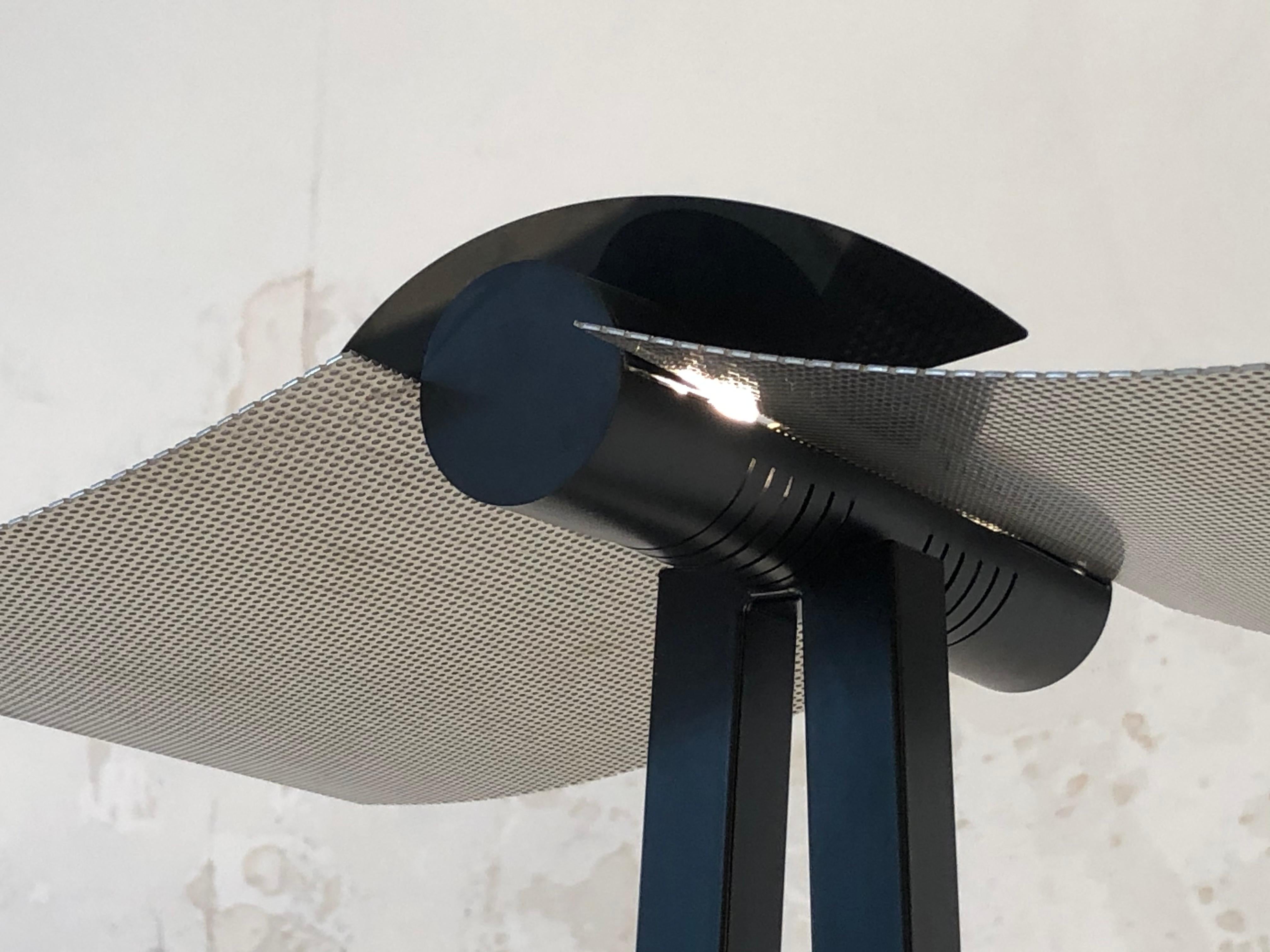 Lampadaire RADICAL Minimal POST-MODERN de VERRE LUMIERE, France 1980 en vente 7