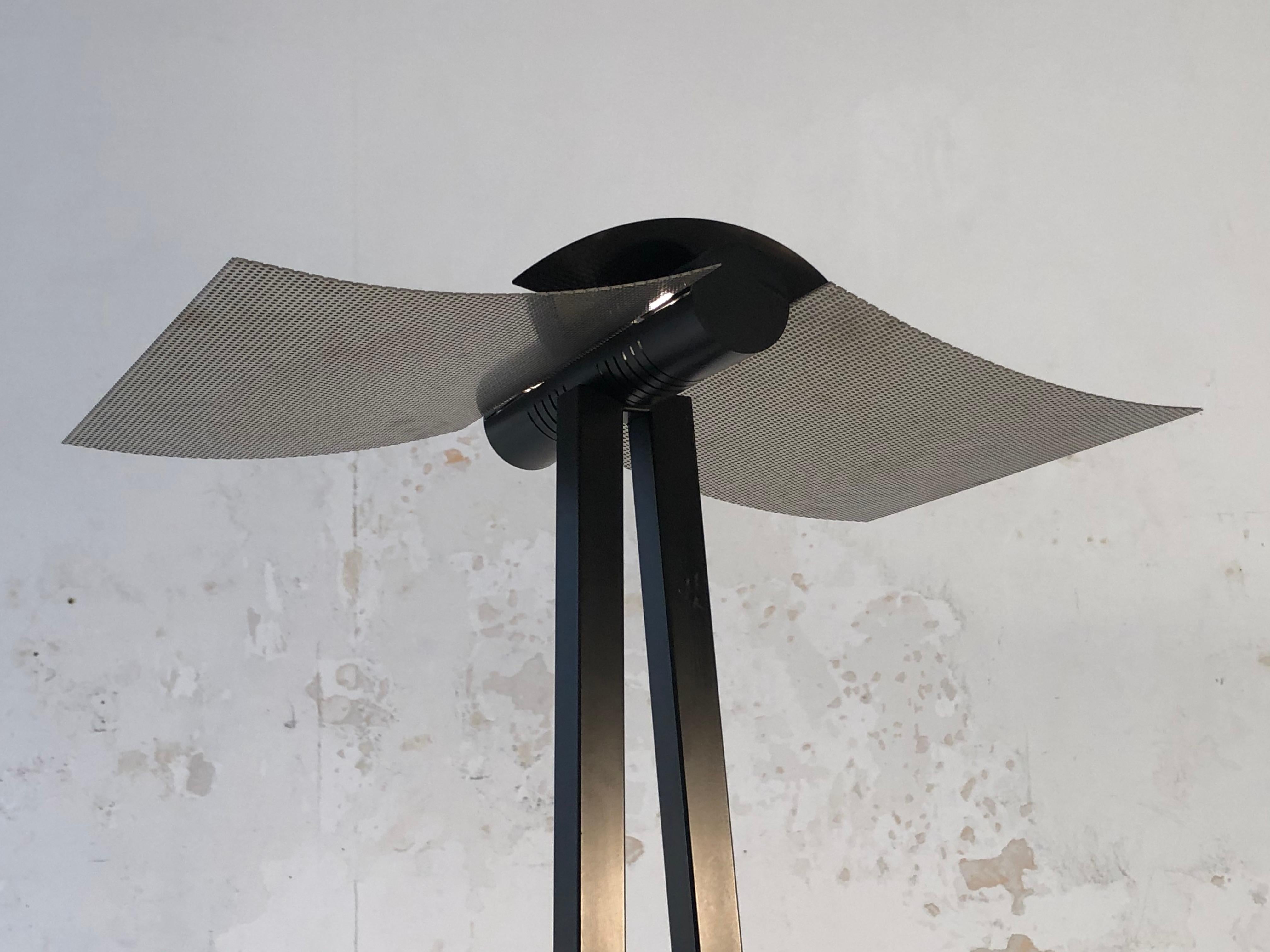 Lampadaire RADICAL Minimal POST-MODERN de VERRE LUMIERE, France 1980 en vente 10