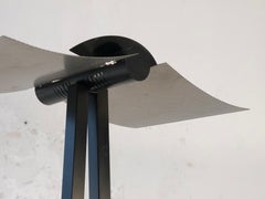 A RADICAL Minimal POST-MODERN FLOOR LAMP by VERRE LUMIERE, France 1980