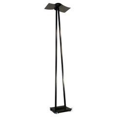 A RADICAL Minimal POST-MODERN FLOOR LAMP by VERRE LUMIERE, France 1980