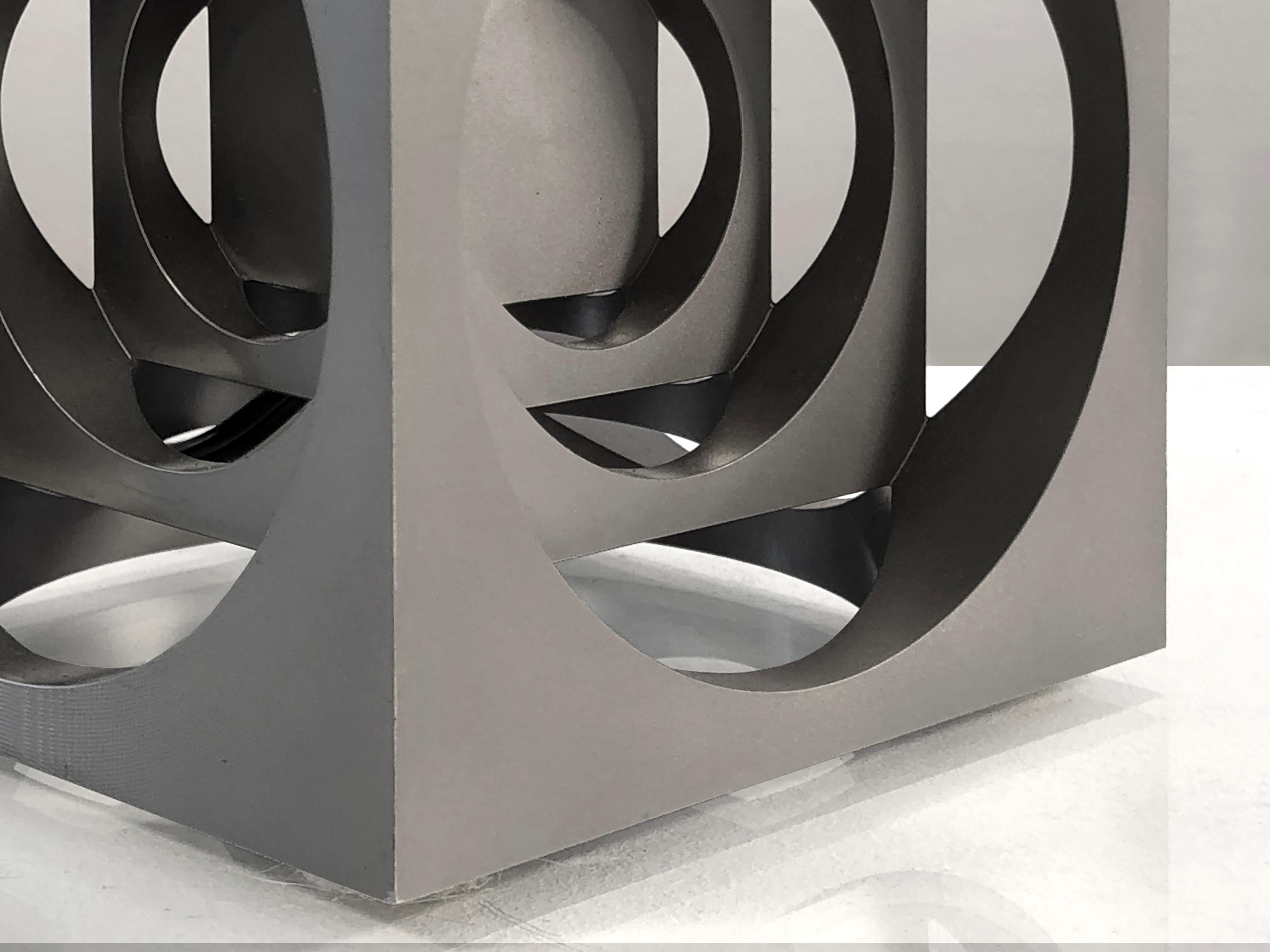 LÁMPARA DE MESA KINÉTICA Radical OP-ART Escultura de ANDRE GALATY, Francia 1970 Francés en venta