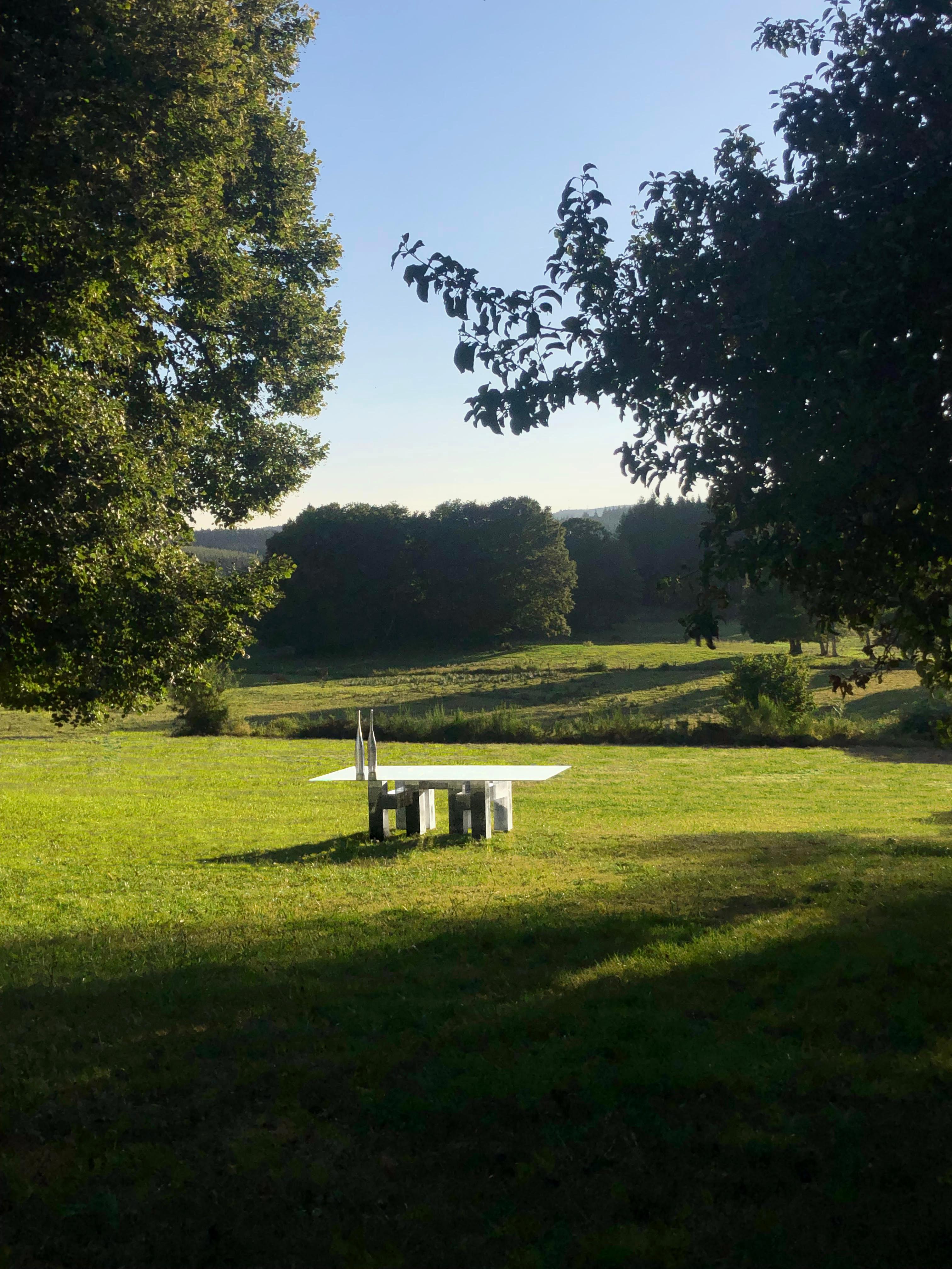 Français TABLE À CAFÉ RADICALE POST-MODERNE par Paul Mayen pour HABITAT, France 1970 en vente