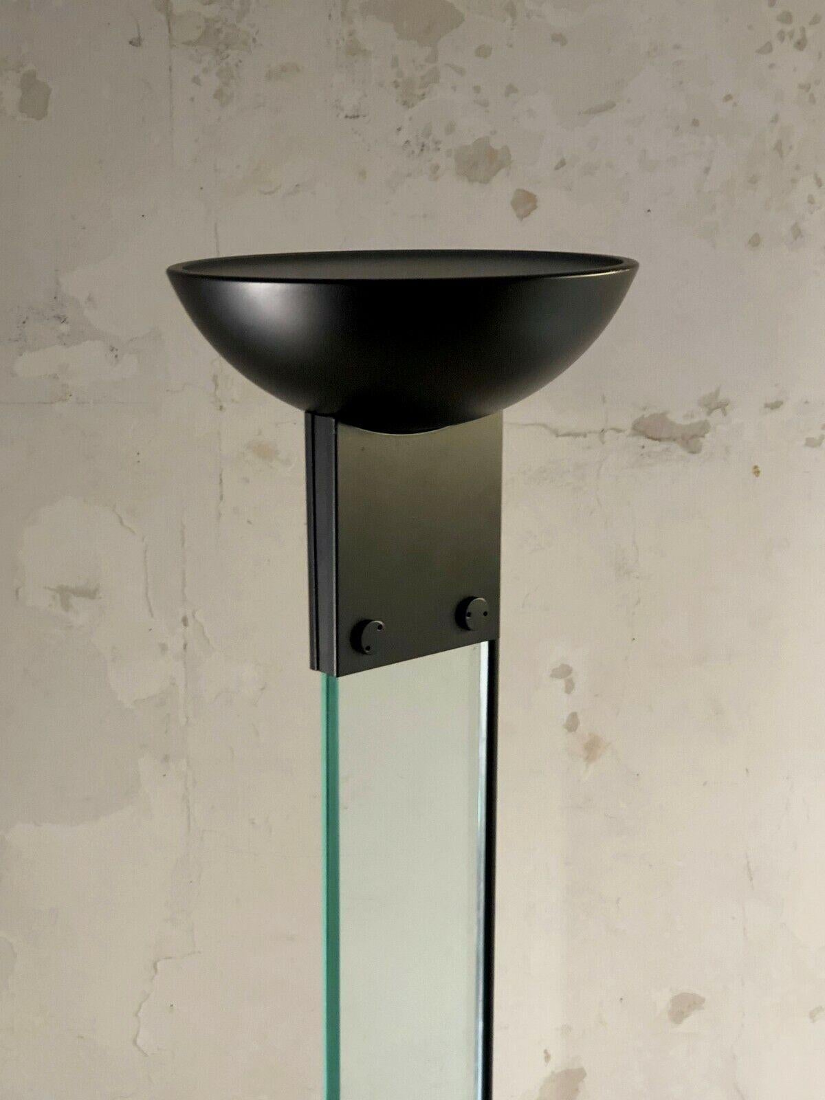 Mid-Century Modern A RADICAL POST-MODERN FLOOR LAMP by MAX BAGUARA, ed. LAMPERTI, Italy 1980 For Sale