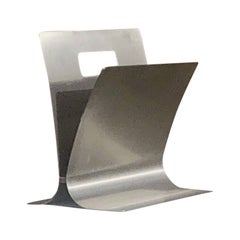 A RADICAL POST-MODERN MAGAZINE RACK by FRANCOIS MONNET, ed. KAPPA, France 1970