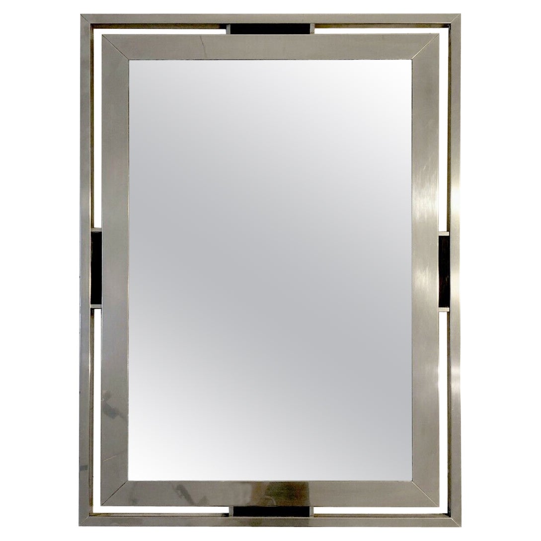 A RADICAL POST-MODERN MODERNIST MIRROR von GUY LEFEVRE, ed. JANSEN, Frankreich 1970