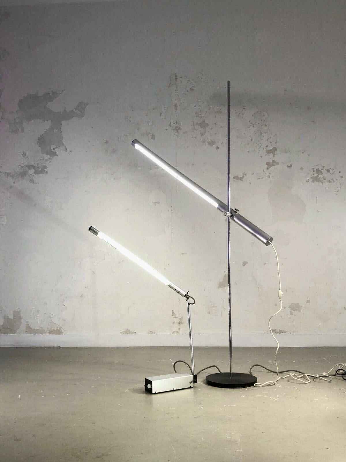 Late 20th Century A RADICAL POST-MODERN Neon TABLE or DESK LAMP by GERALD ABRAMOVITZ, England 1970 For Sale