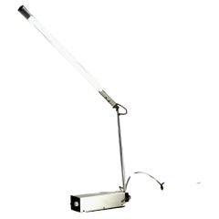 A RADICAL POST-MODERN Neon TABLE or DESK LAMP by GERALD ABRAMOVITZ, England 1970