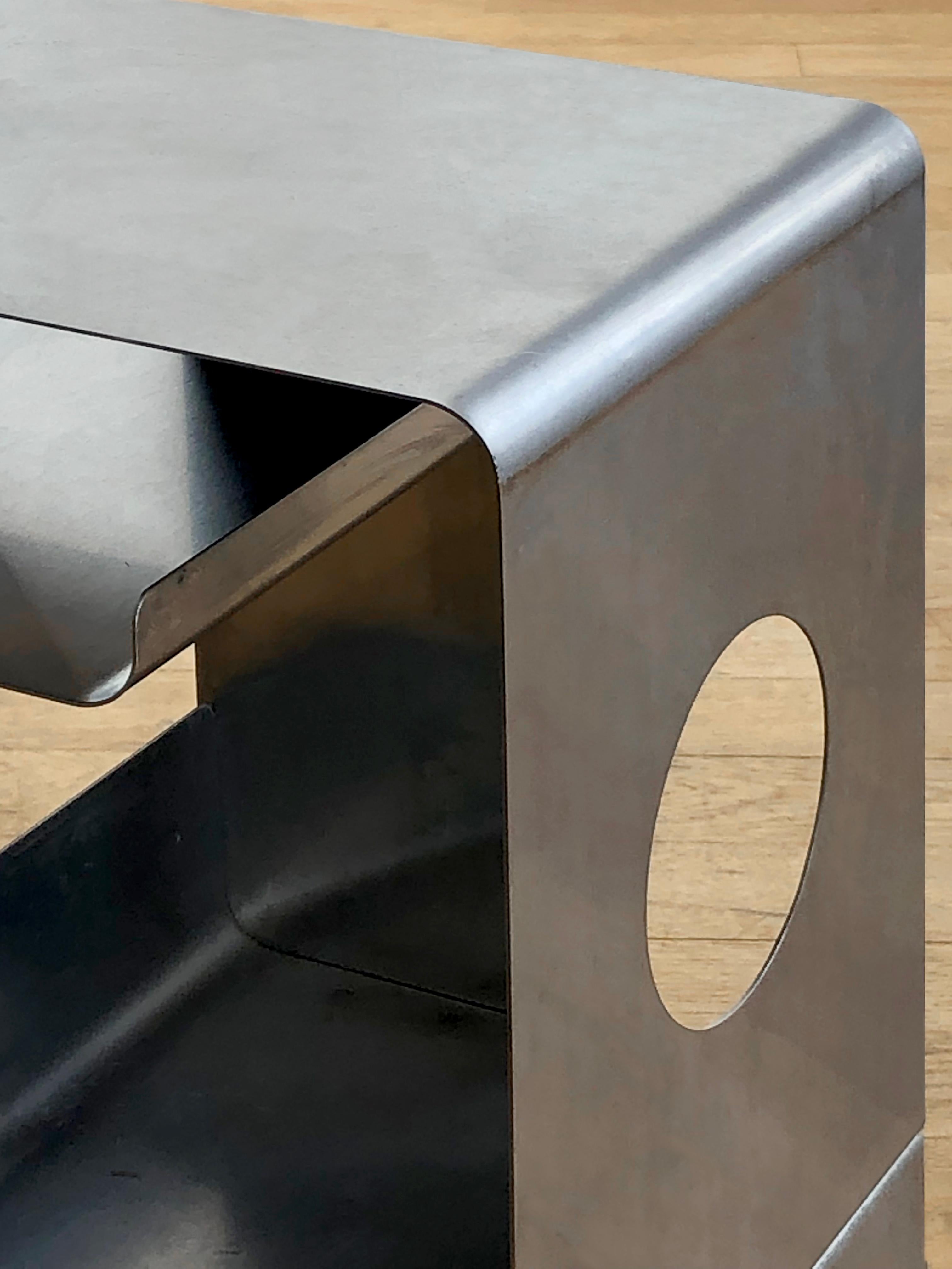 Late 20th Century A RADICAL POST-MODERN SIDE TABLE by FRANCOIS MONNET for KAPPA, France 1970 For Sale