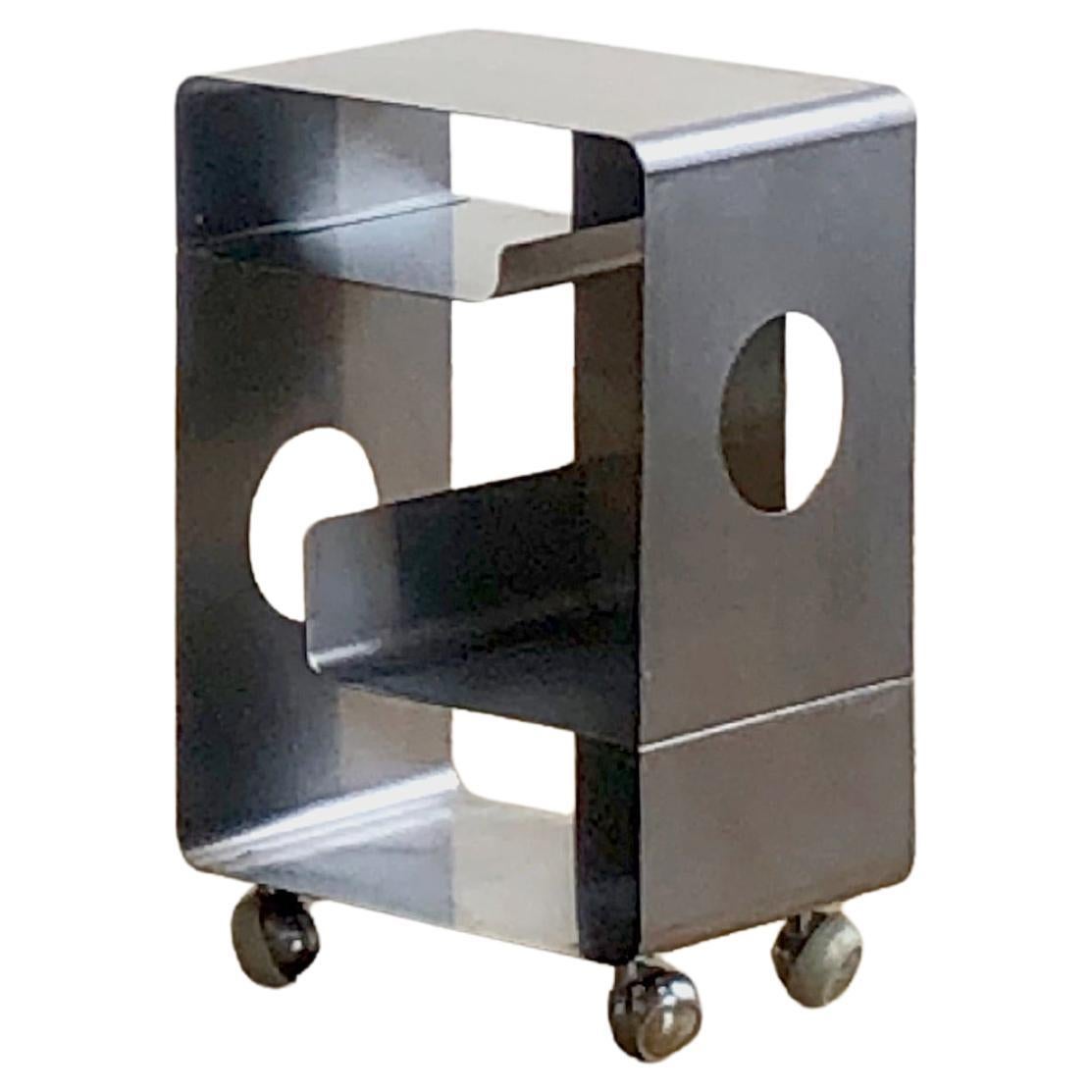 A RADICAL POST-MODERN SIDE TABLE by FRANCOIS MONNET for KAPPA, France 1970 For Sale