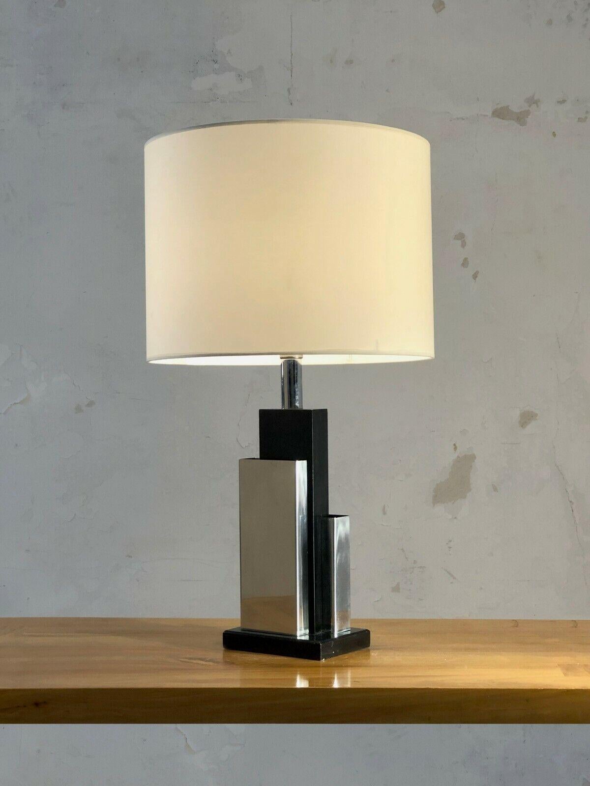 Late 20th Century A RADICAL POST-MODERN TABLE LAMP, in the style of WILLY RIZZO, France 1970 For Sale