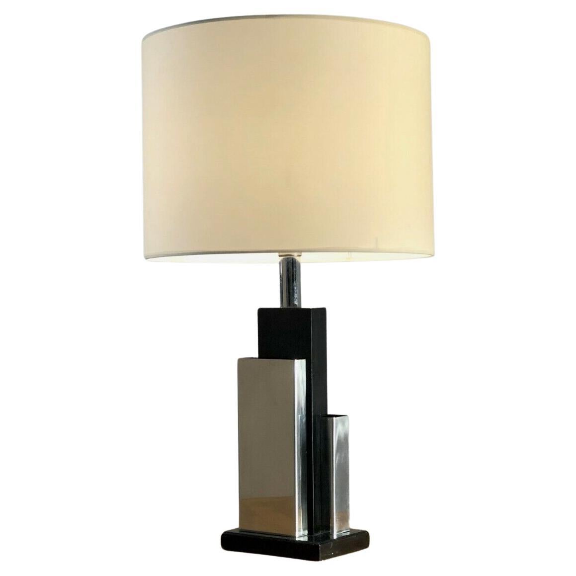 A RADICAL POST-MODERN TABLE LAMP, in the style of WILLY RIZZO, France 1970 For Sale