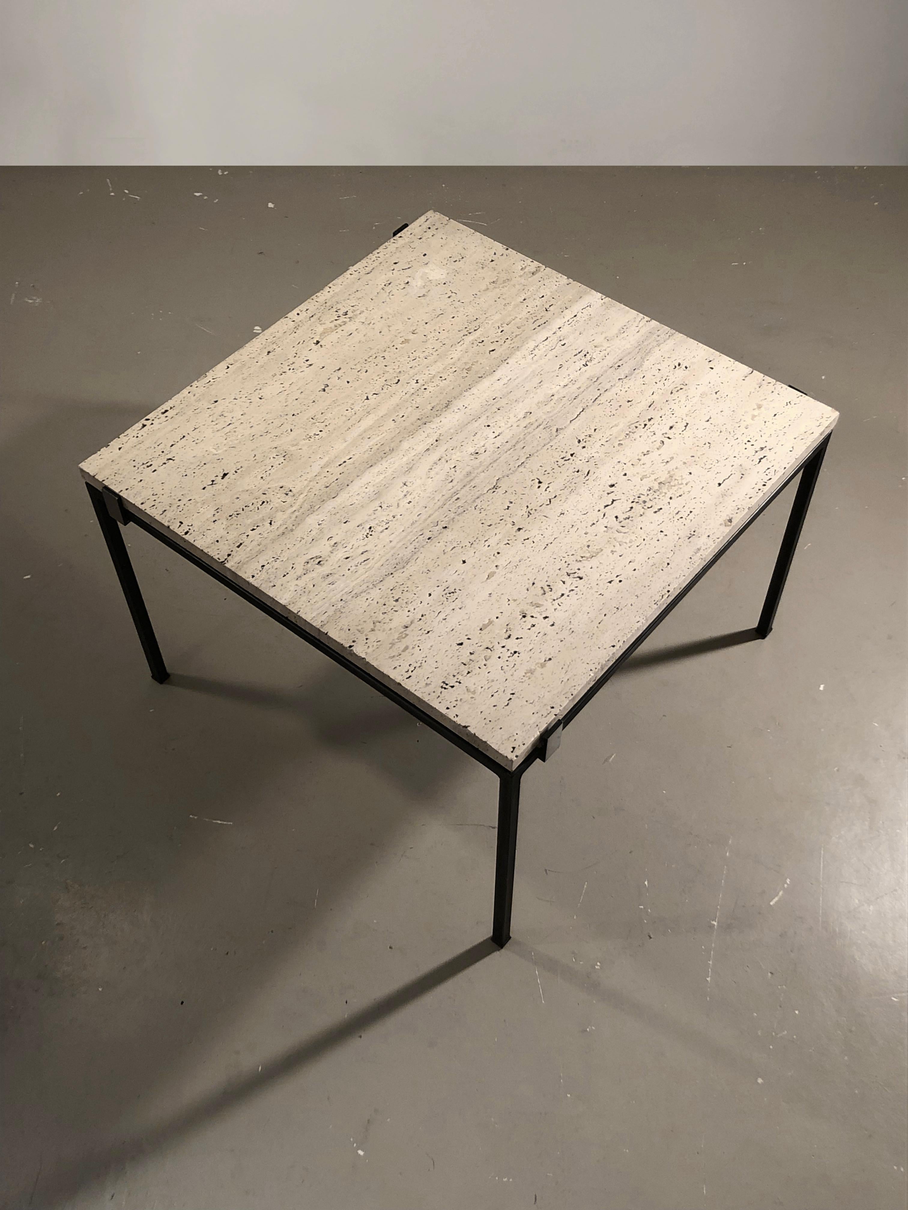 A MINIMALIST POST-MODERN COFFEE TABLE by ALAIN RICHARD France 1970 For Sale 1