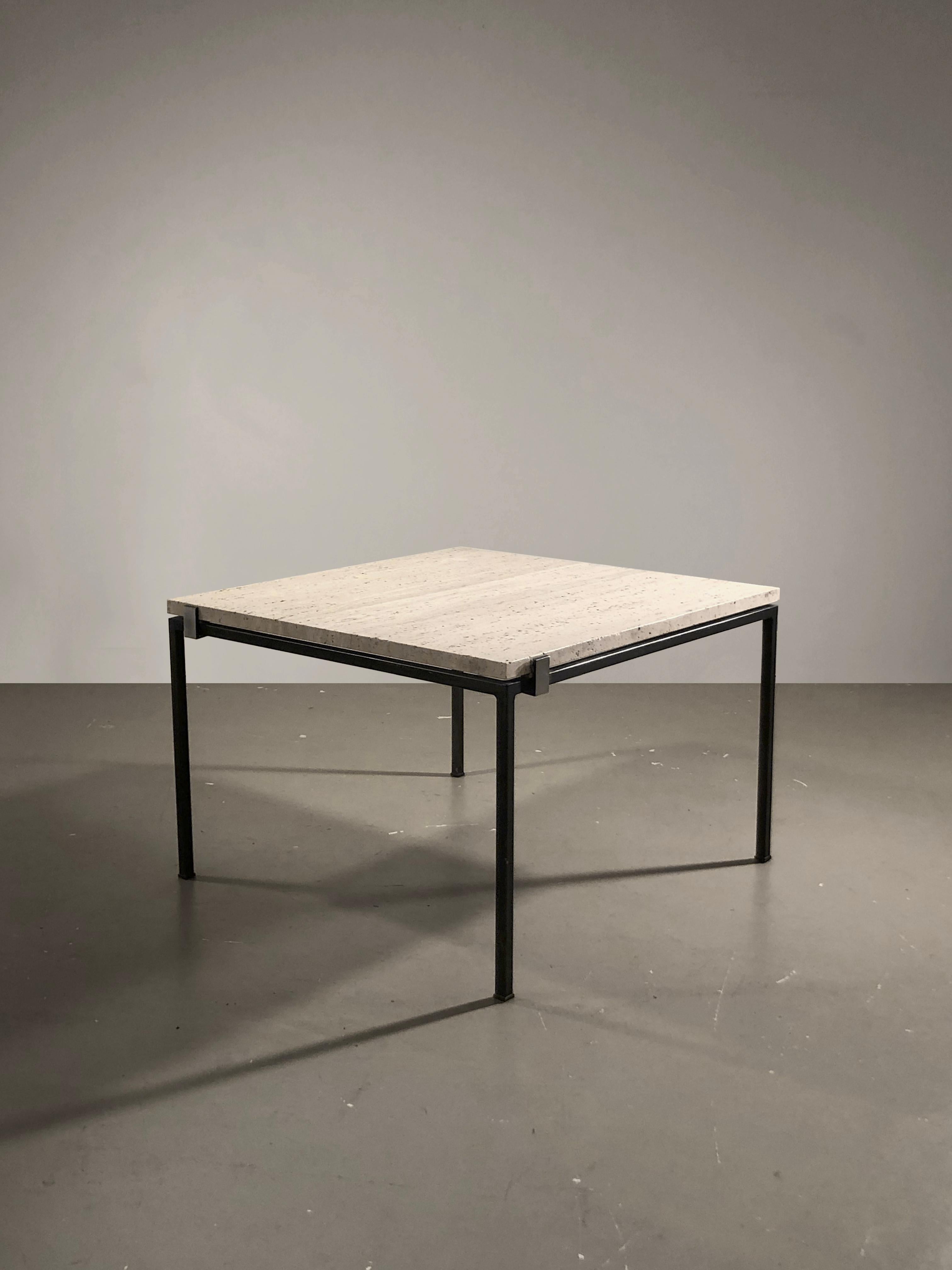 A MINIMALIST POST-MODERN COFFEE TABLE by ALAIN RICHARD France 1970 For Sale 2