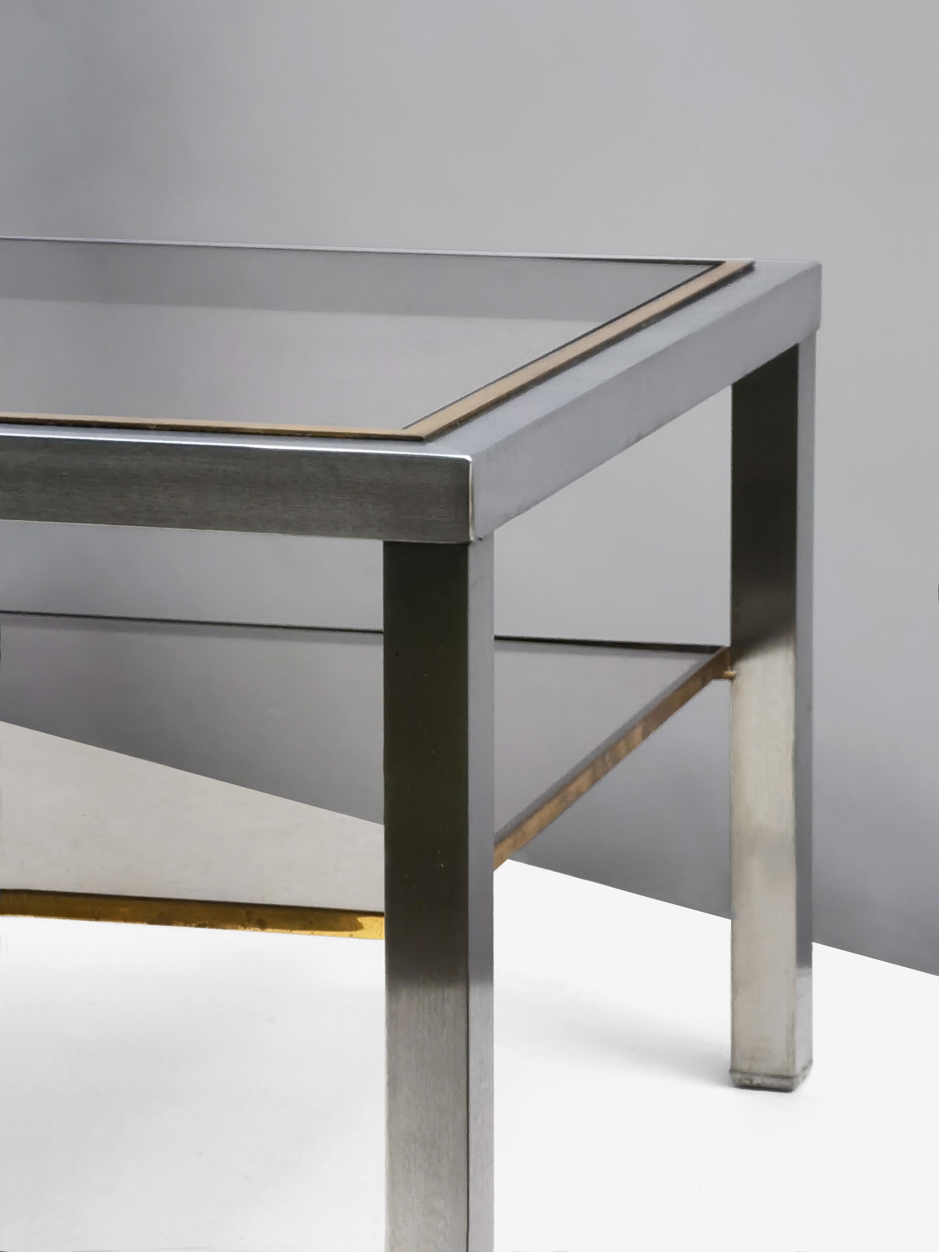 MESA DE CAFÉ RADICAL POSMODERNA de GUY LEFEVRE para MAISON JANSEN, Francia 1970 en venta 3