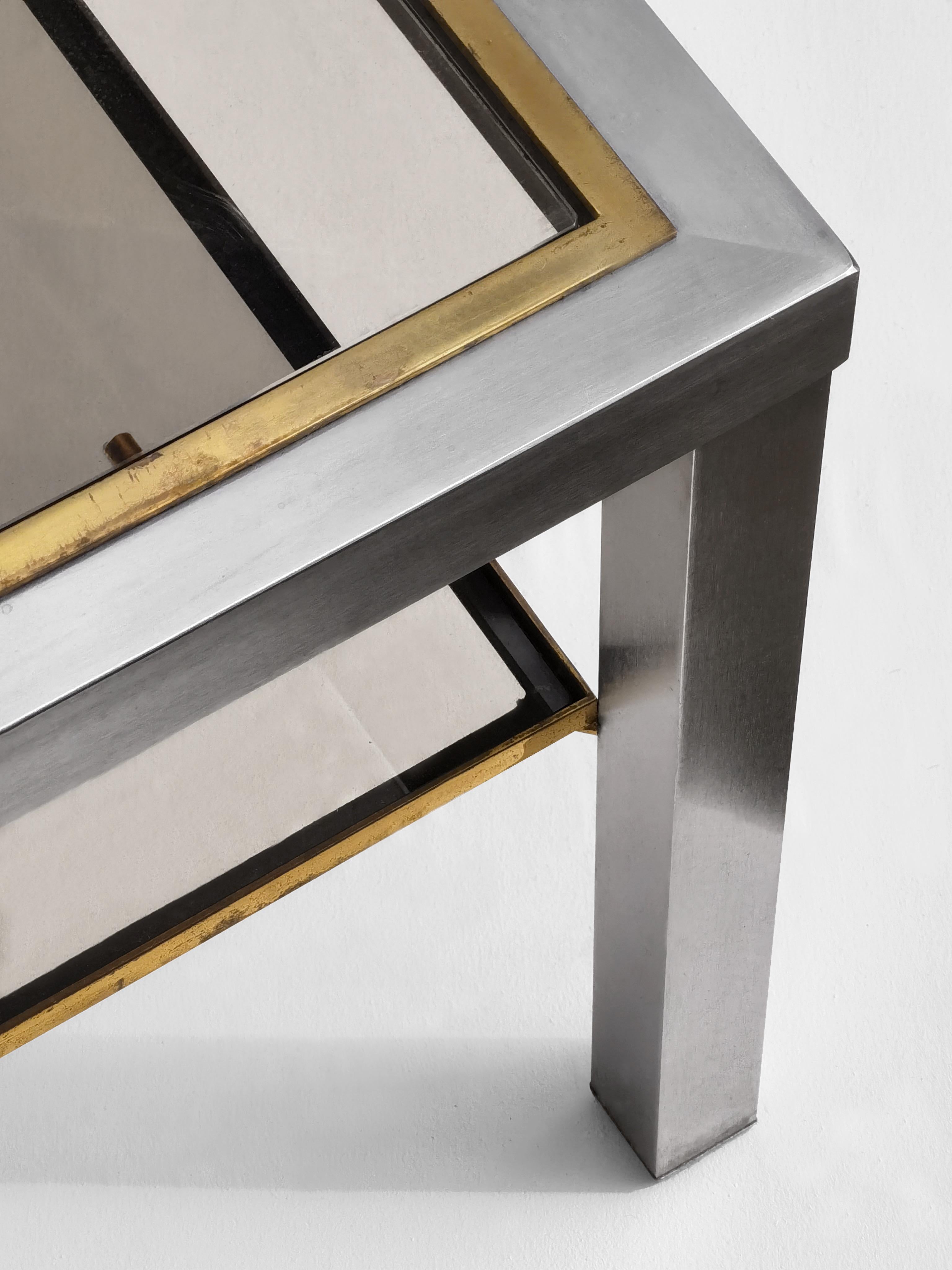 MESA DE CAFÉ RADICAL POSMODERNA de GUY LEFEVRE para MAISON JANSEN, Francia 1970 en venta 5