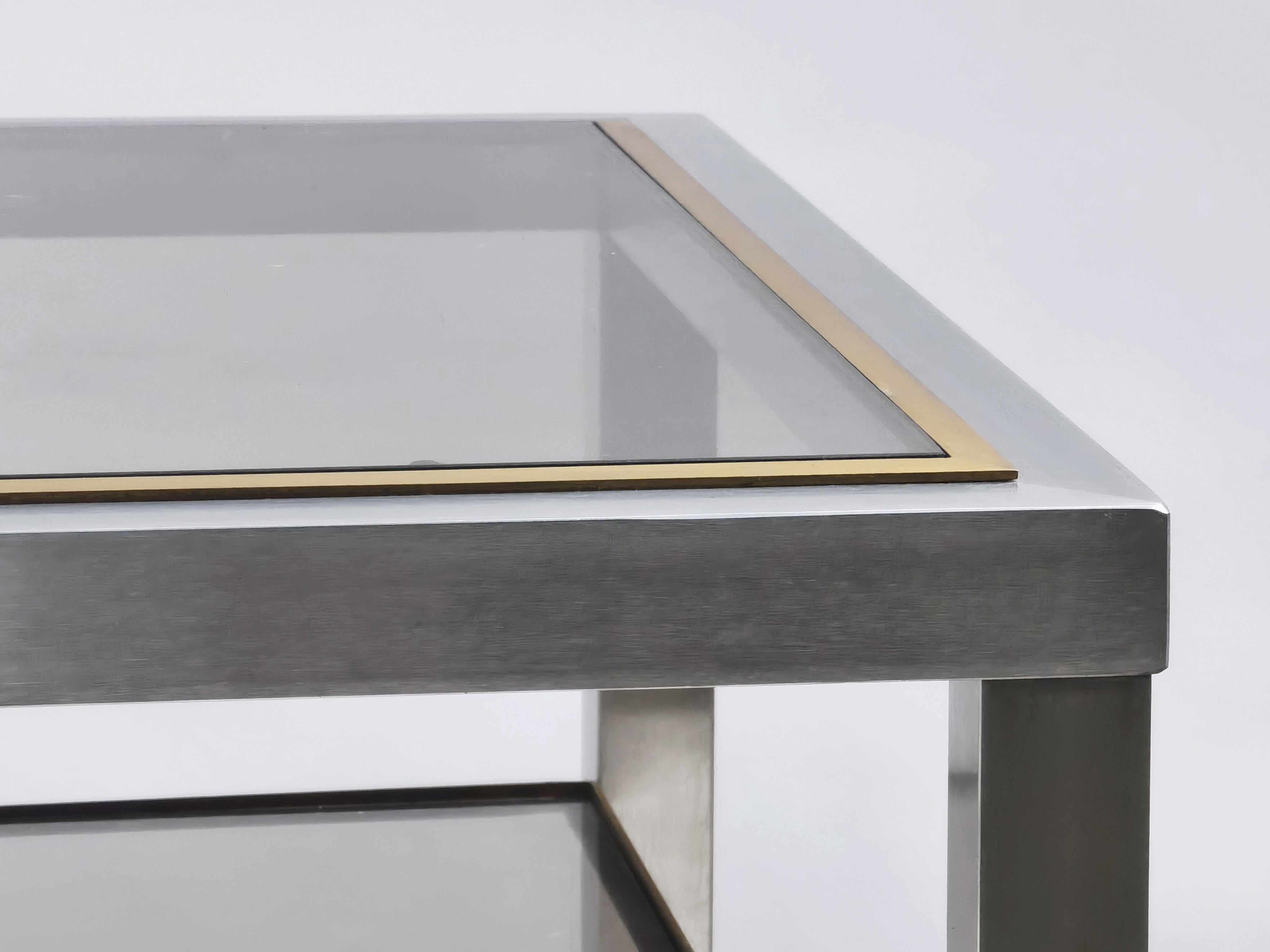 MESA DE CAFÉ RADICAL POSMODERNA de GUY LEFEVRE para MAISON JANSEN, Francia 1970 en venta 4