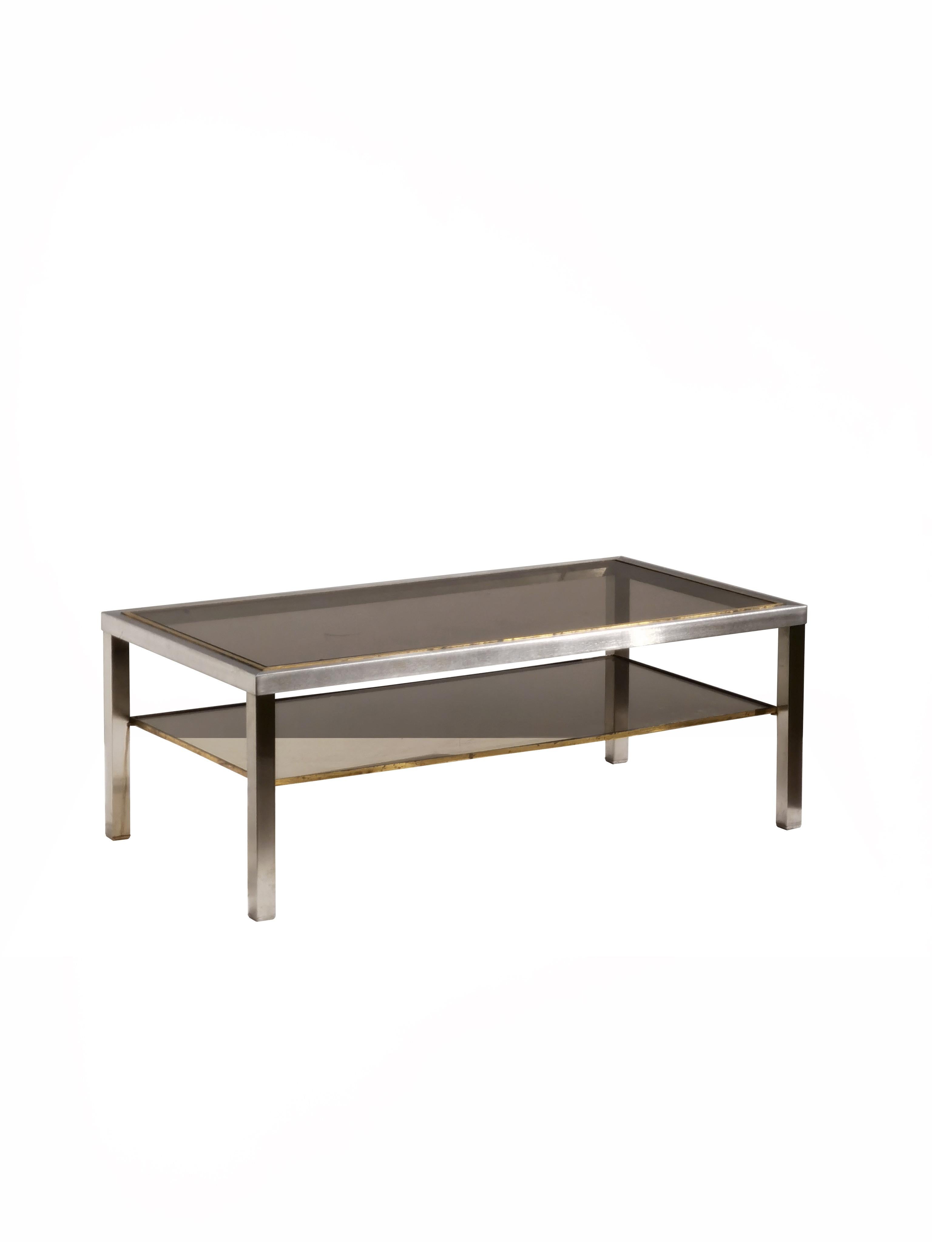 MESA DE CAFÉ RADICAL POSMODERNA de GUY LEFEVRE para MAISON JANSEN, Francia 1970 en Bueno estado para la venta en PARIS, FR