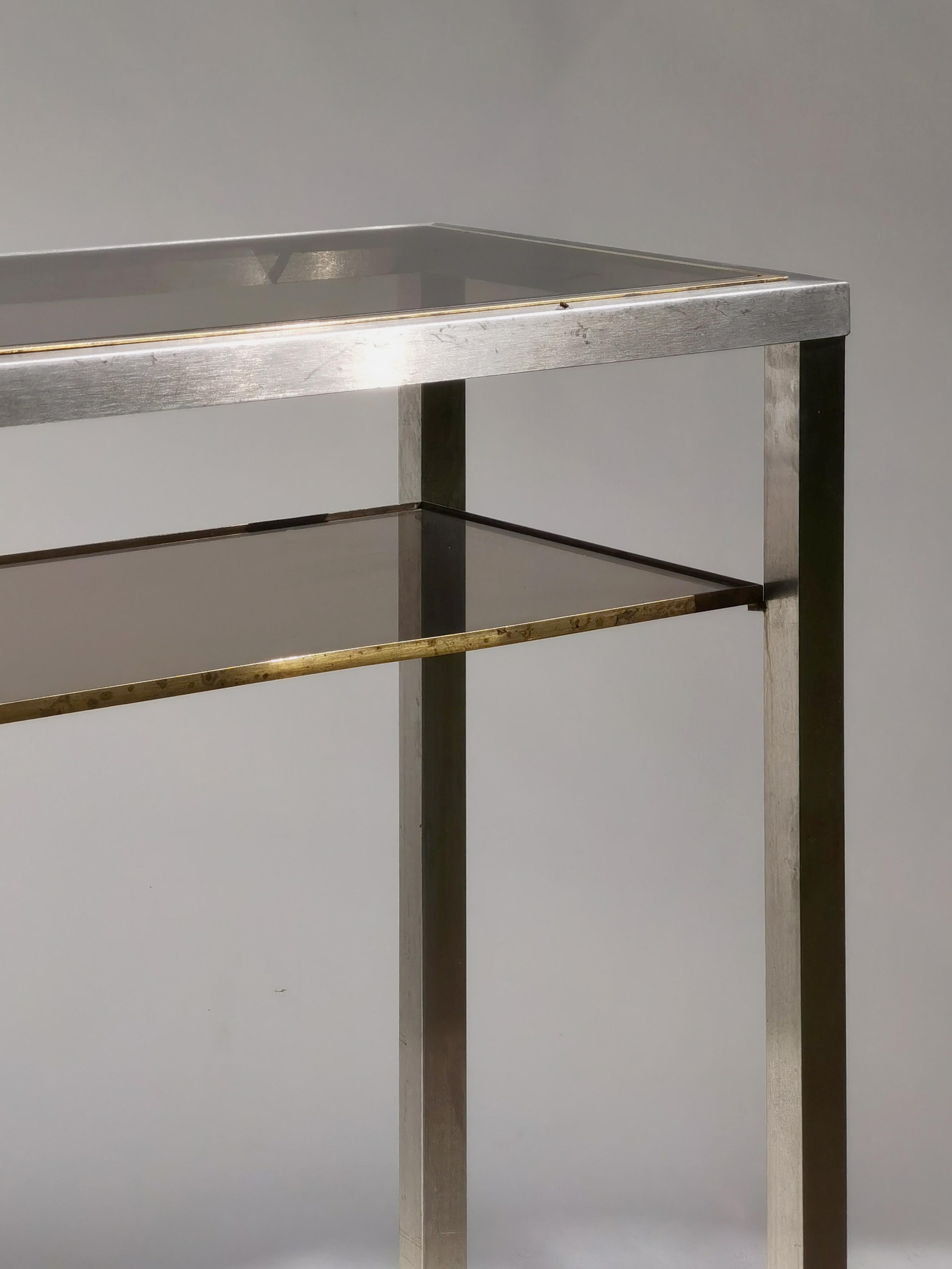 RADIKALER POSTMODERNER KONSOLE-TISCH von GUY LEFEVRE für MAISON JANSEN, Frankreich 1970 im Angebot 2