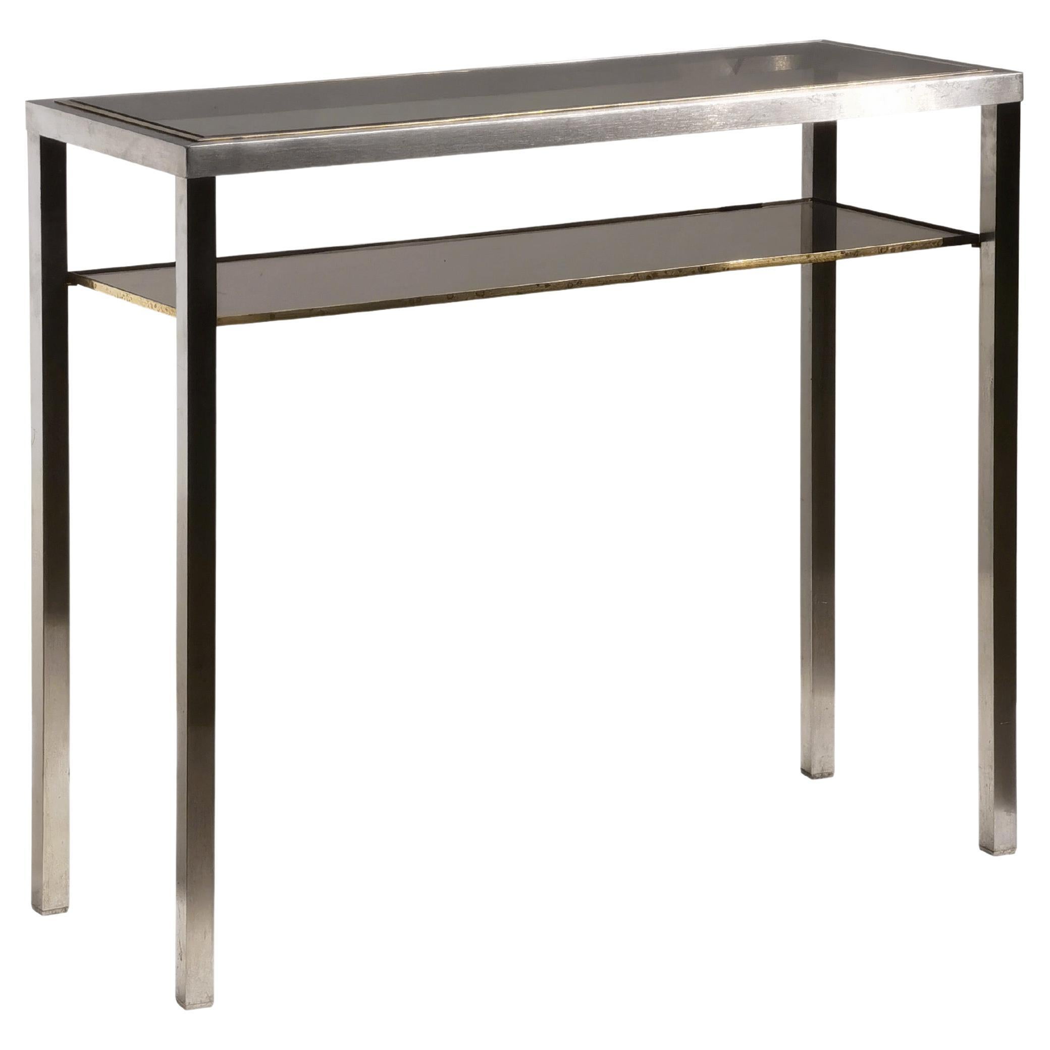 RADIKALER POSTMODERNER KONSOLE-TISCH von GUY LEFEVRE für MAISON JANSEN, Frankreich 1970 im Angebot