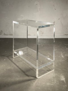 A RADICAL & POSTMODERN Lucite CONSOLE, France 1970