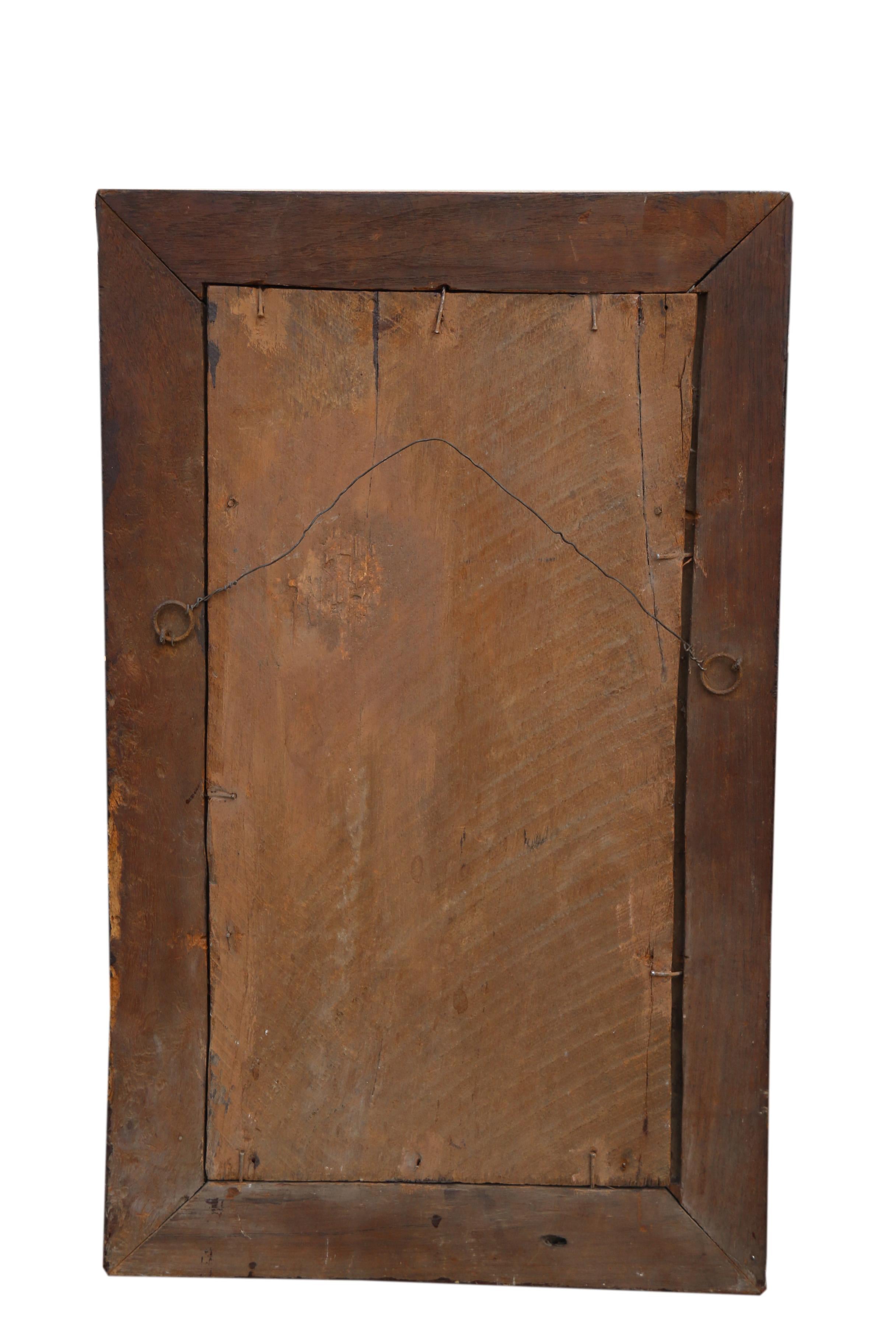 Eine geschnitzte und gerahmte Wandtafel aus Hartholz mit tiefem Relief aus der Raj-Periode, um 1880 im Angebot 9