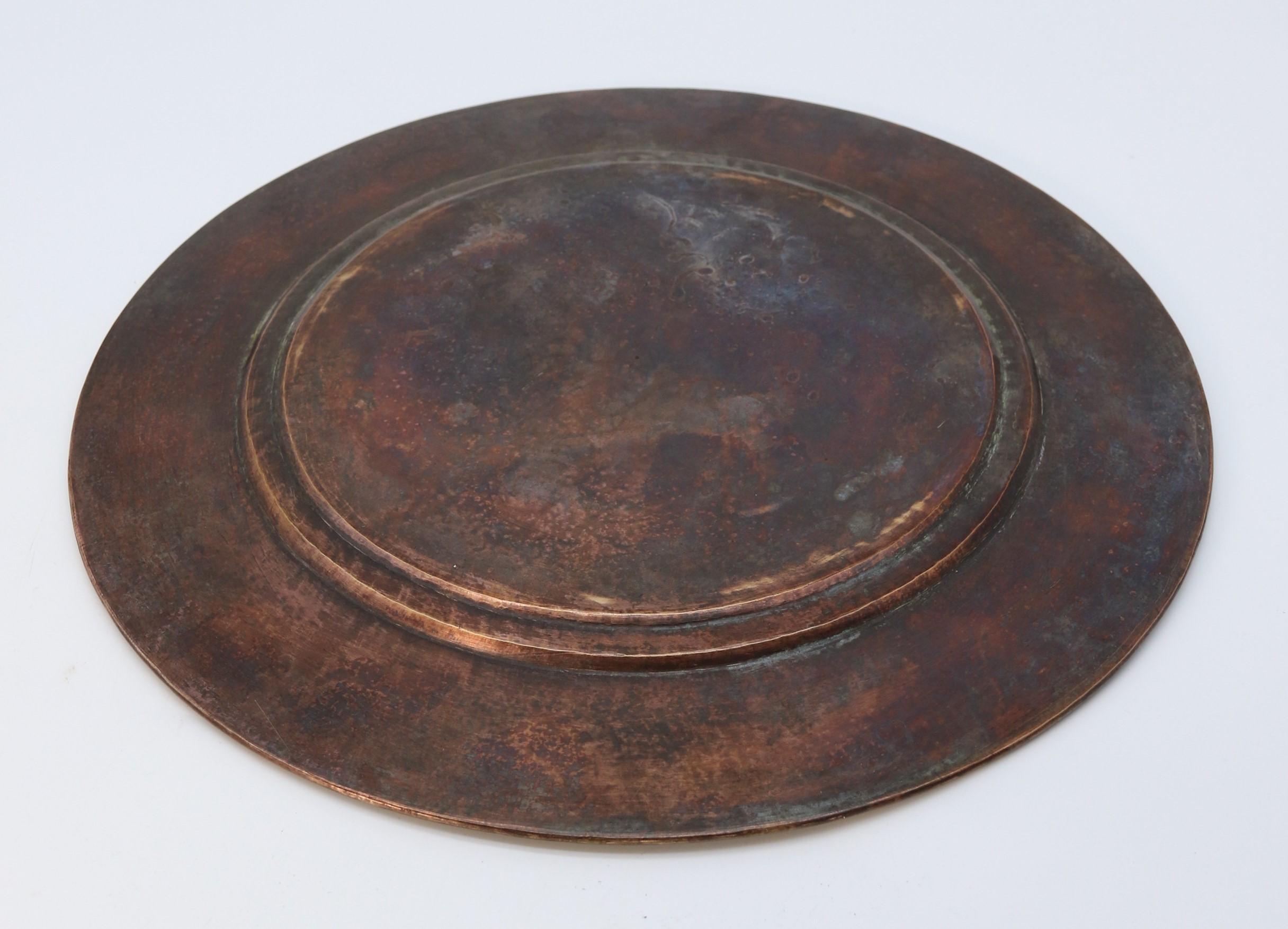 Repoussé Chargeur en argent, cuivre et laiton repoussé d'époque CIRCA, indien vers 1900 en vente